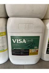 Visa Ca + B | Sıvı Kalsiyum ve Bor İçeren Organik Gübre | Meyve Çürümesine Karşı Etkili – 20 Litre