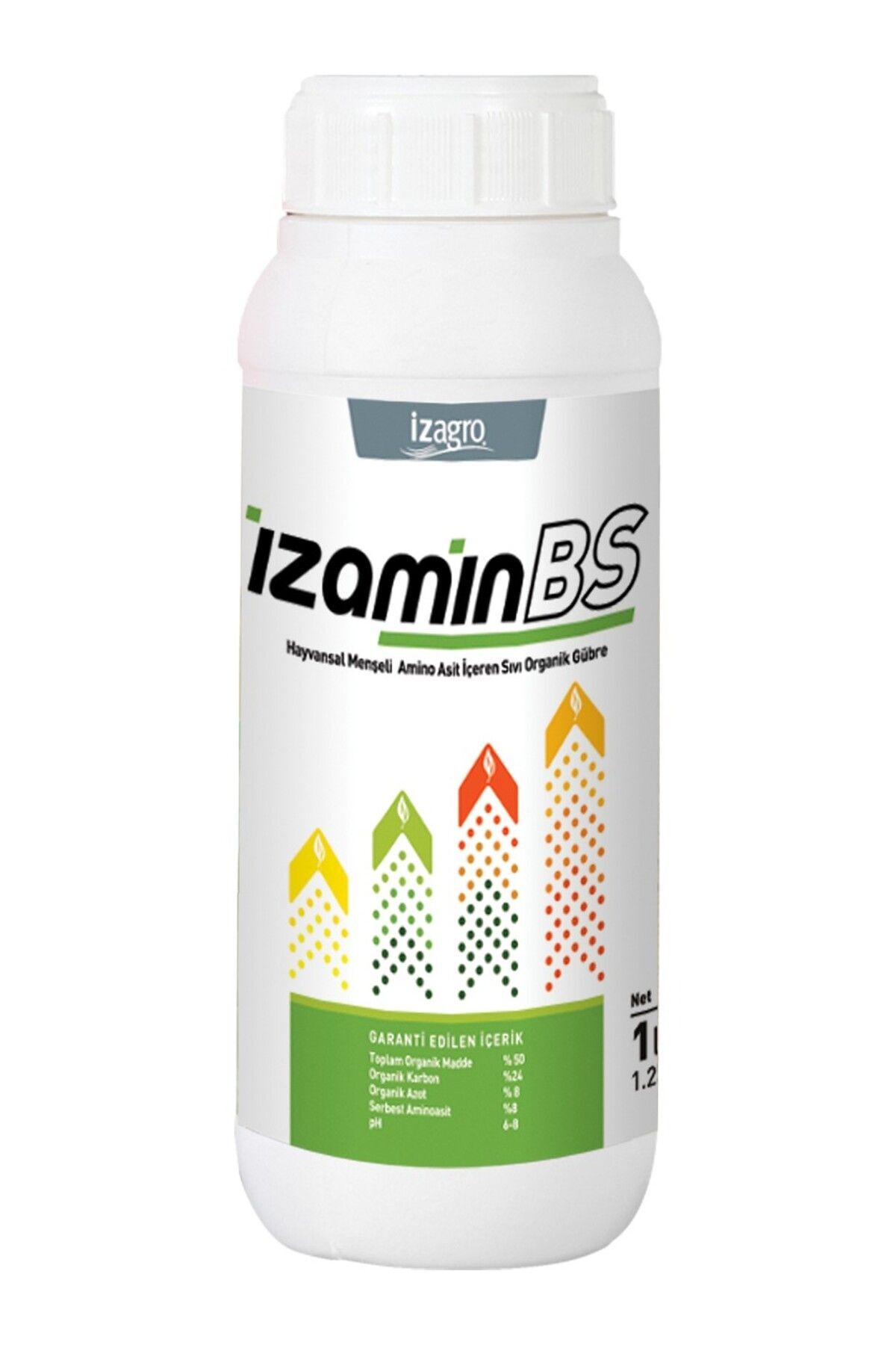 İzagro İzamin BS Hayvansal Menşeili Aminoasit içeren Sıvı Organik Gübre 1 Litre