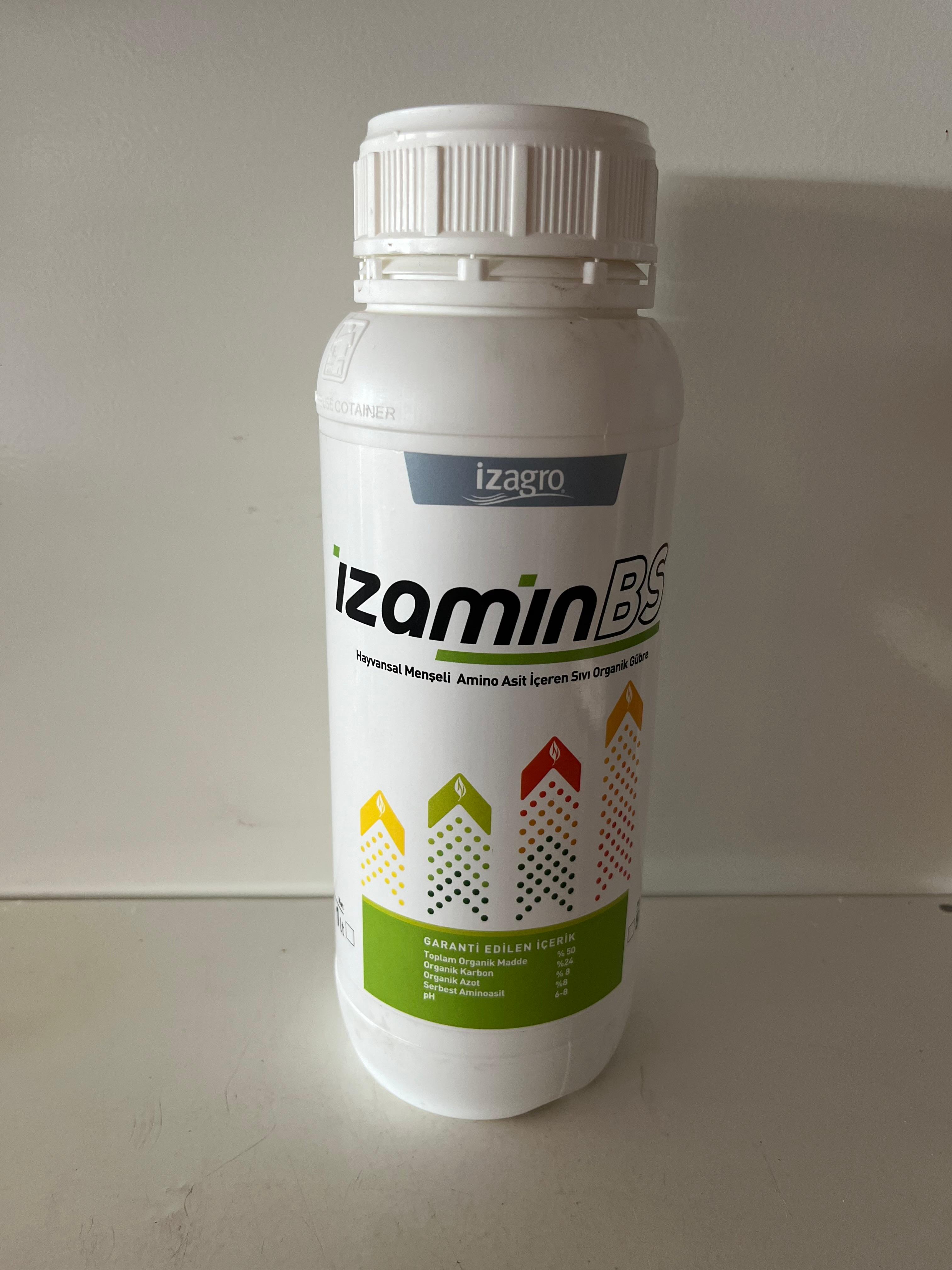 İzagro İzamin BS | Hayvansal Menşeli Aminoasitli Sıvı Organik Gübre 1 Litre