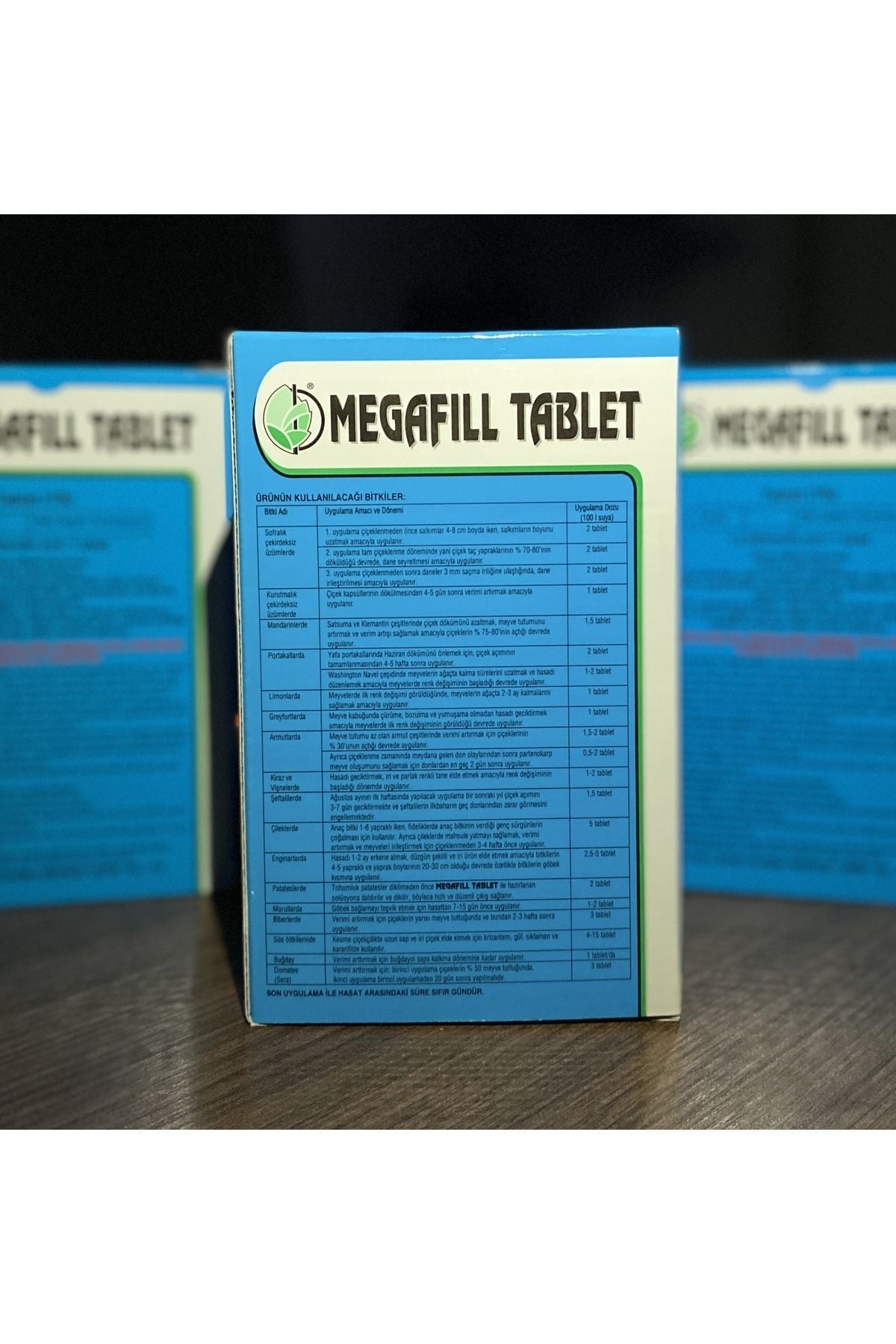 Megafill Tablet 10x10 gr | Giberellik Asit İçerikli Bitki Gelişim Düzenleyici