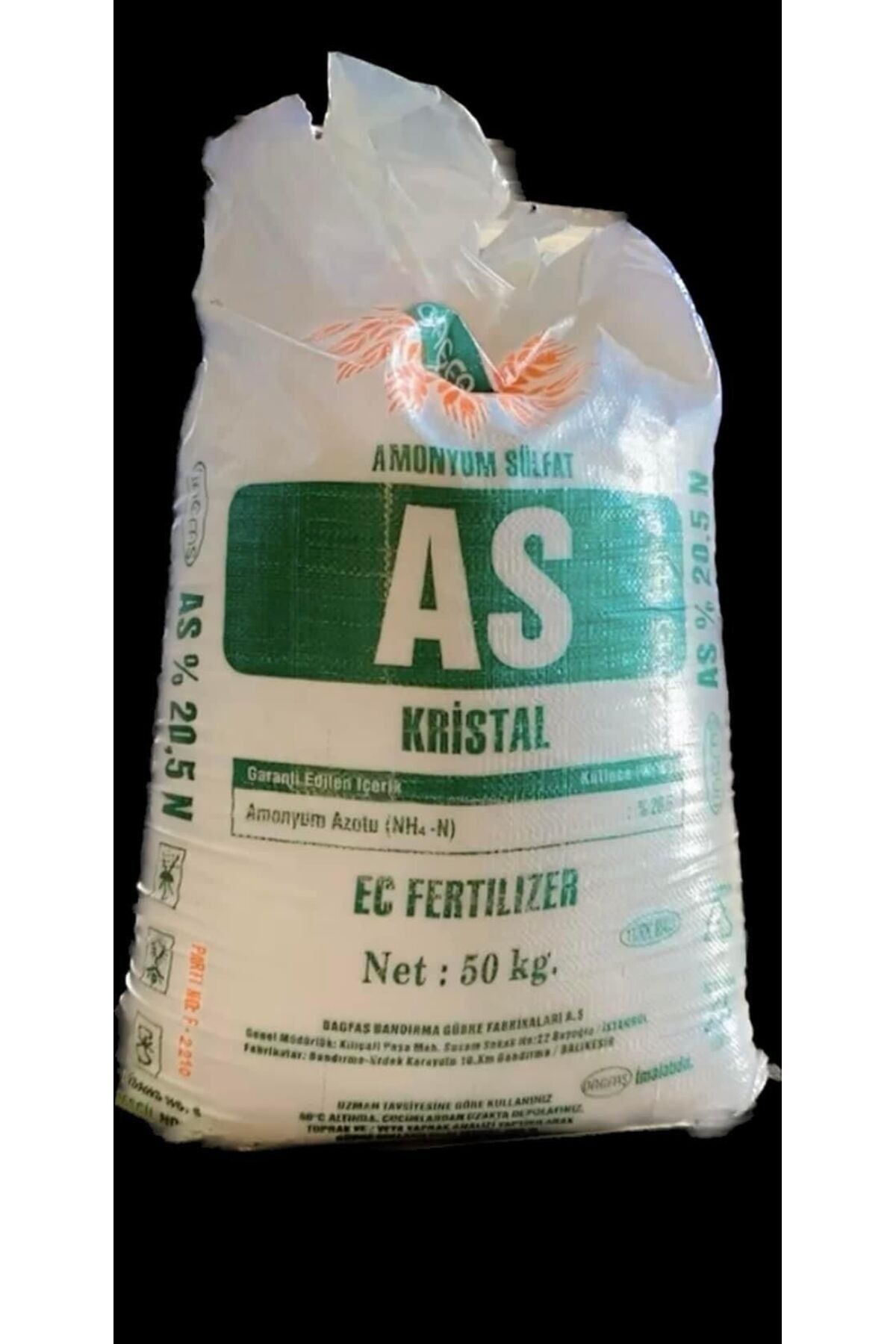 BAĞFAŞ Amonyum Sülfat Şeker Gübre ( 10 KG )