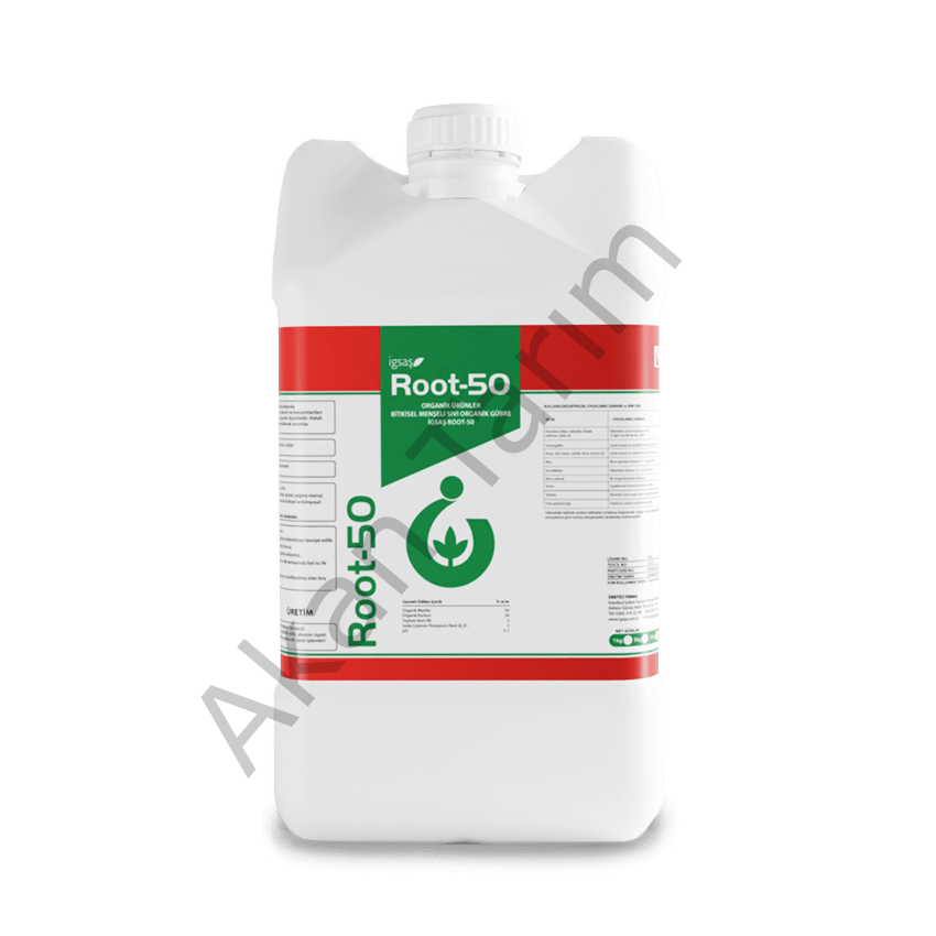 İGSAŞ Root-50 Köklendirici – Sıvı Gübre 20 Litre | Güçlü Kök Gelişimi ve Bitki Direnci İçin Özel Formül