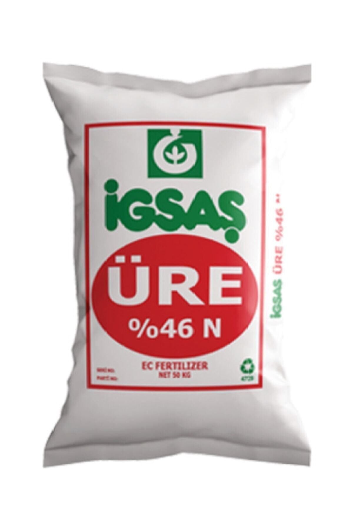 Üre %46 N Azotlu Ağaç Toprak Bitki Meyve Sebze Üst Katı Konsantre Gübresi 50 Kg