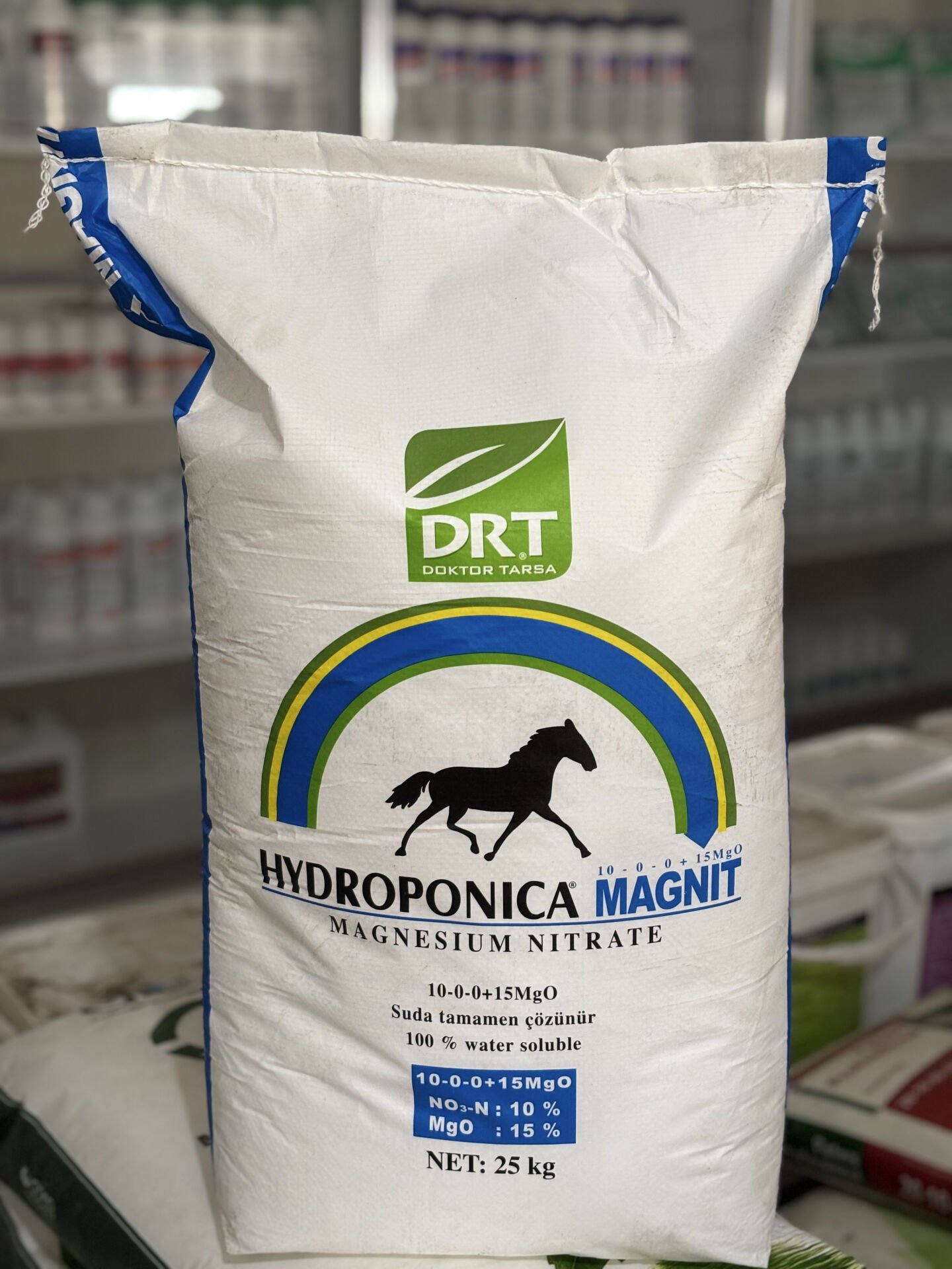 Doktor Tarsa Magnezyum Nitrat MAGNİT Gübre – 25 KG | Yaprak Sararmalarına ve Kloroz Belirtilerine Karşı Etkili Magnezyum Kaynağı