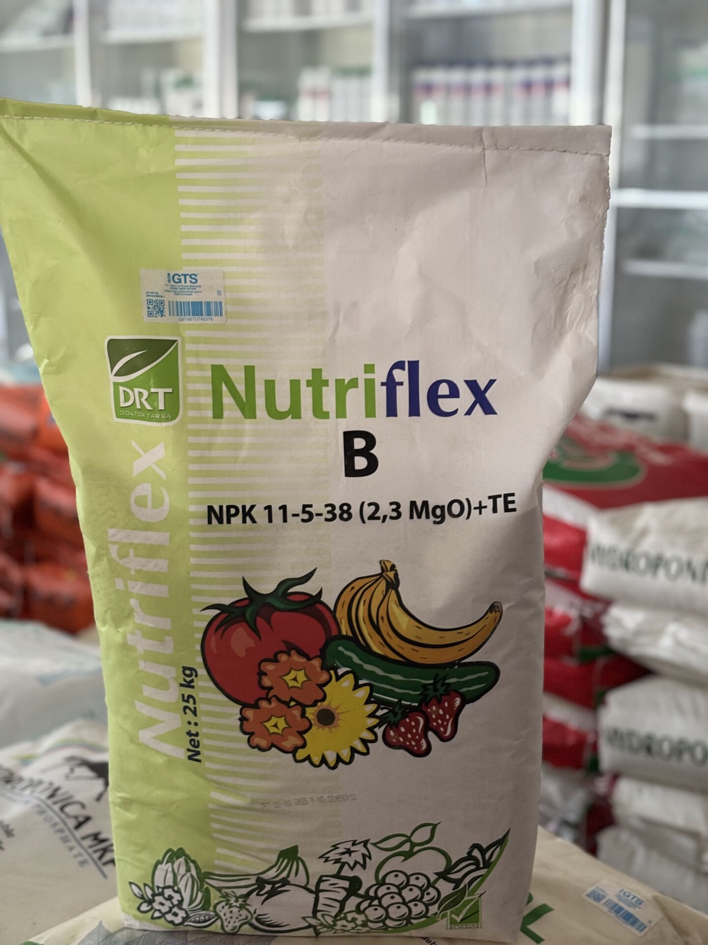 Doktor Tarsa Nutriflex B 11-5-38 Gübre – 25 KG | Yüksek Potasyum İçeriğiyle Meyve Kalitesi, Tat ve Raf Ömrü Artışı