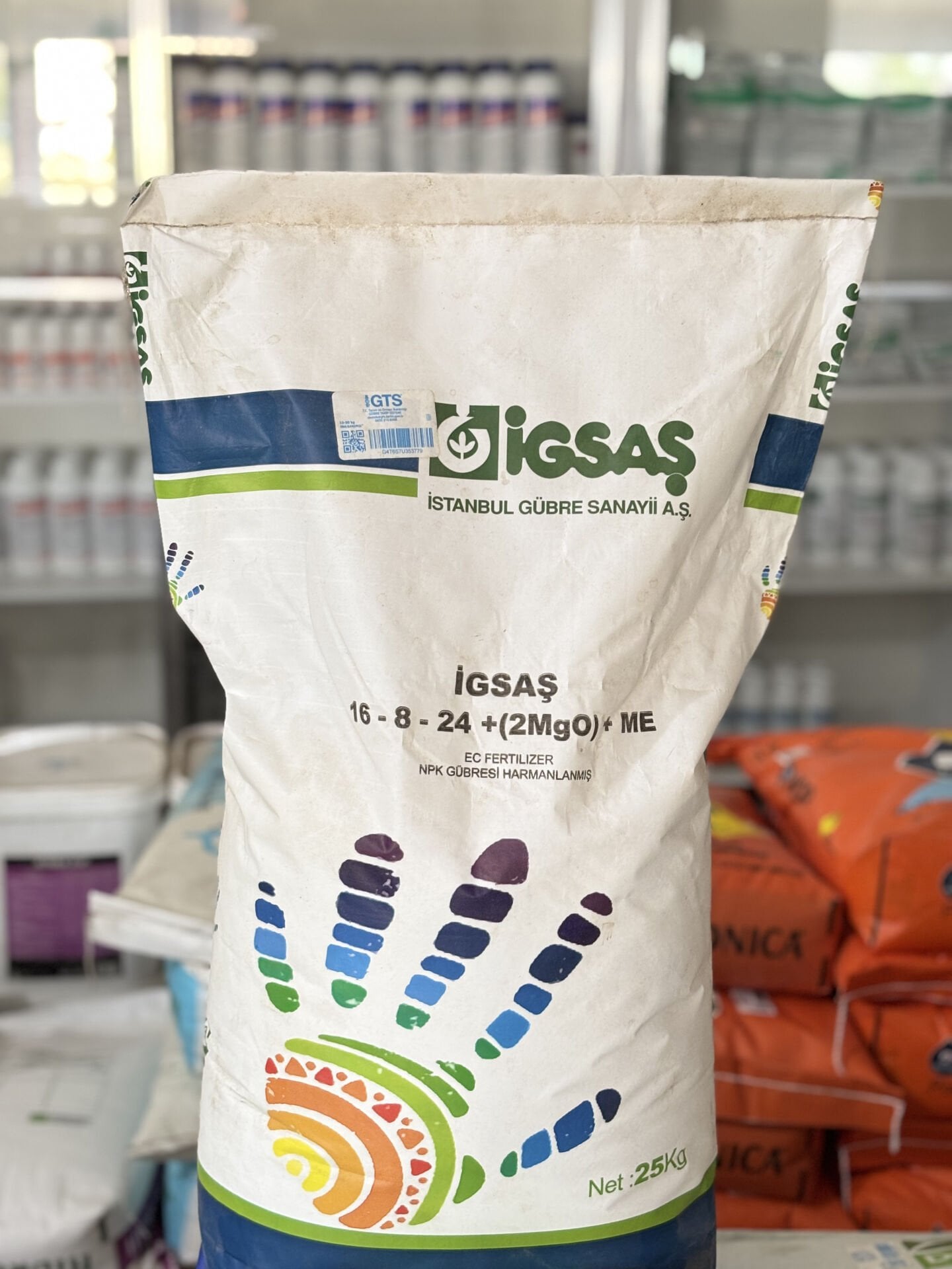İGSAŞ 16-8-24 NPK Gübre 25 KG