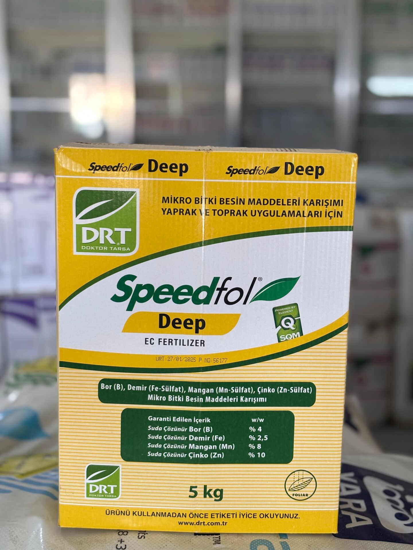 Doktor Tarsa Speedfol Deep Bor-Demir-Mangan-Çinko içeren İzelement Combi 5 KG