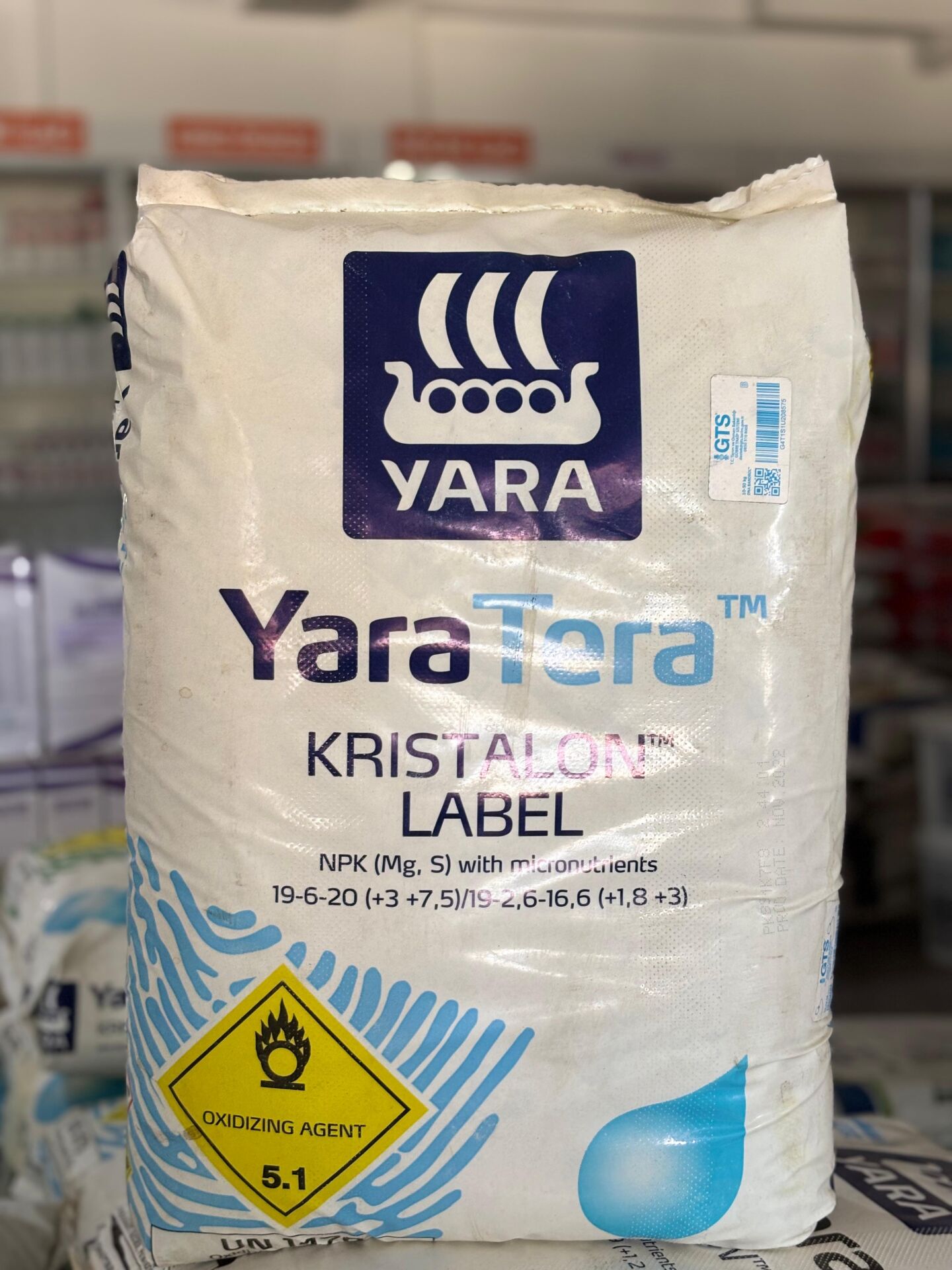 Yara Tera Kristalon Label 19-6-20 PK Gübre 25 KG