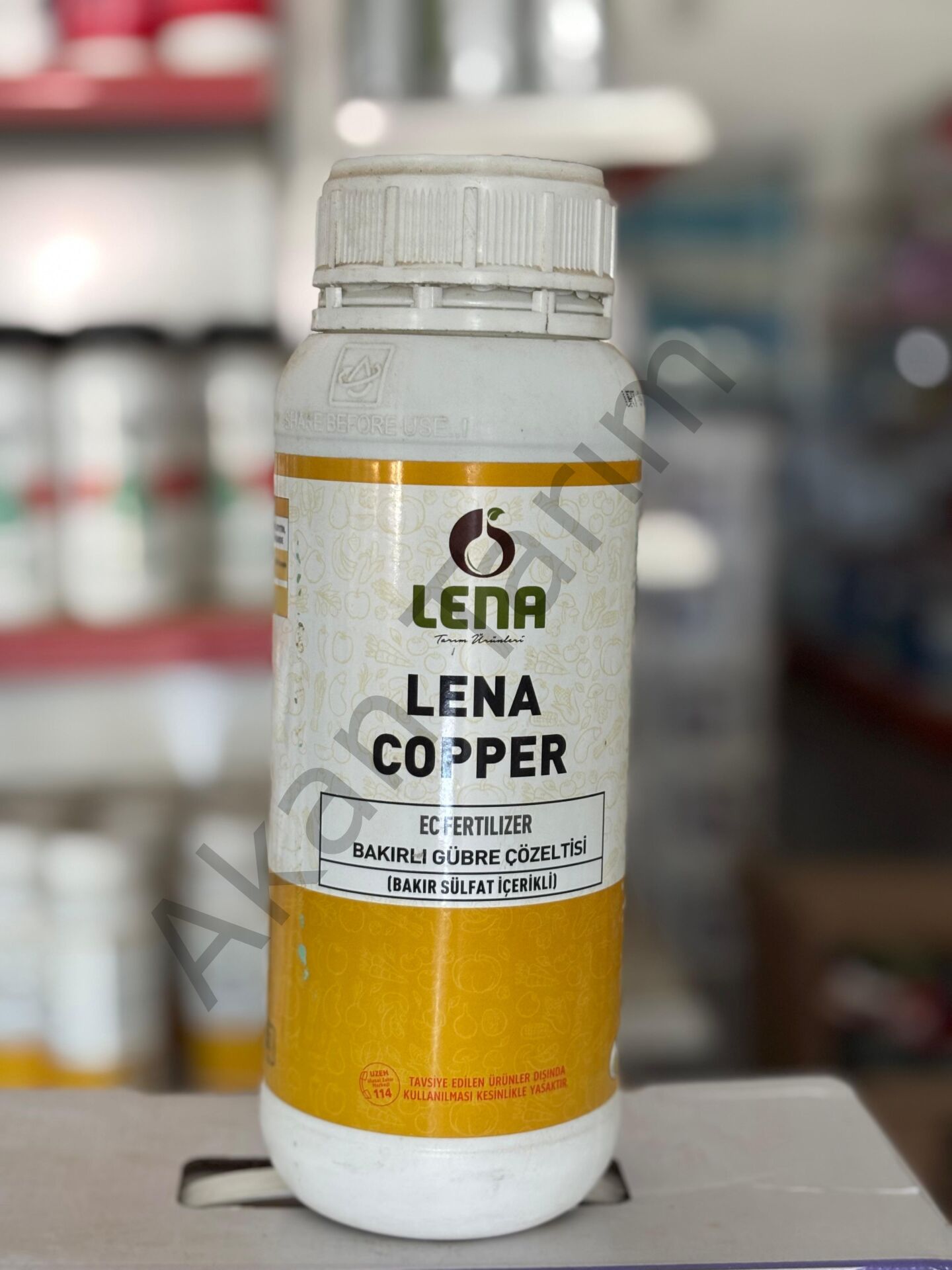 Lena Copper Sıvı Bakır Sülfat İçerikli Koruyucu Yaprak Gübresi – 1 Litre