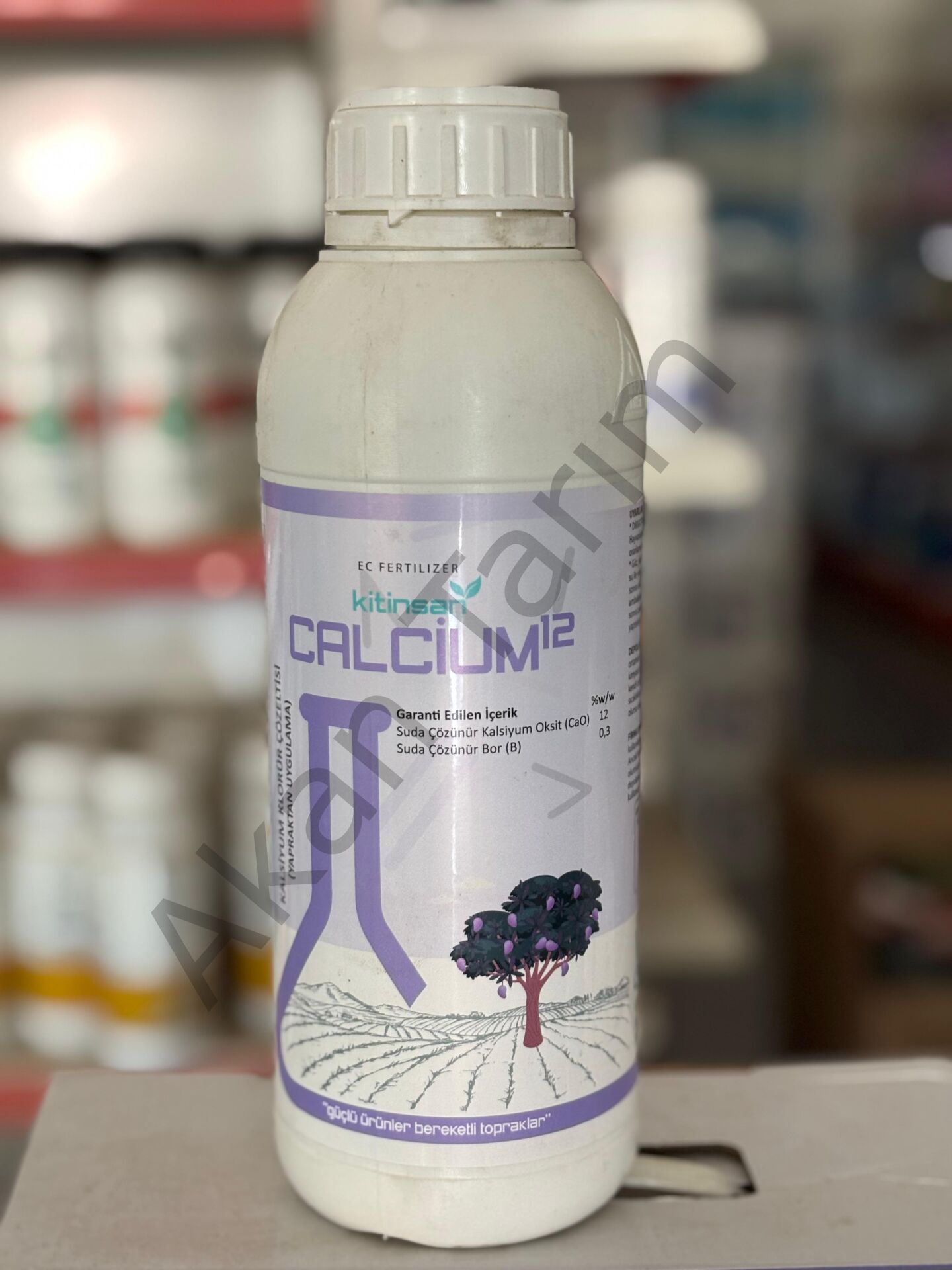 Kitinsan Sıvı Kalsiyum Yaprak Gübresi | Kalsiyum Takviyeli Sıvı Gübre | 1 Litre