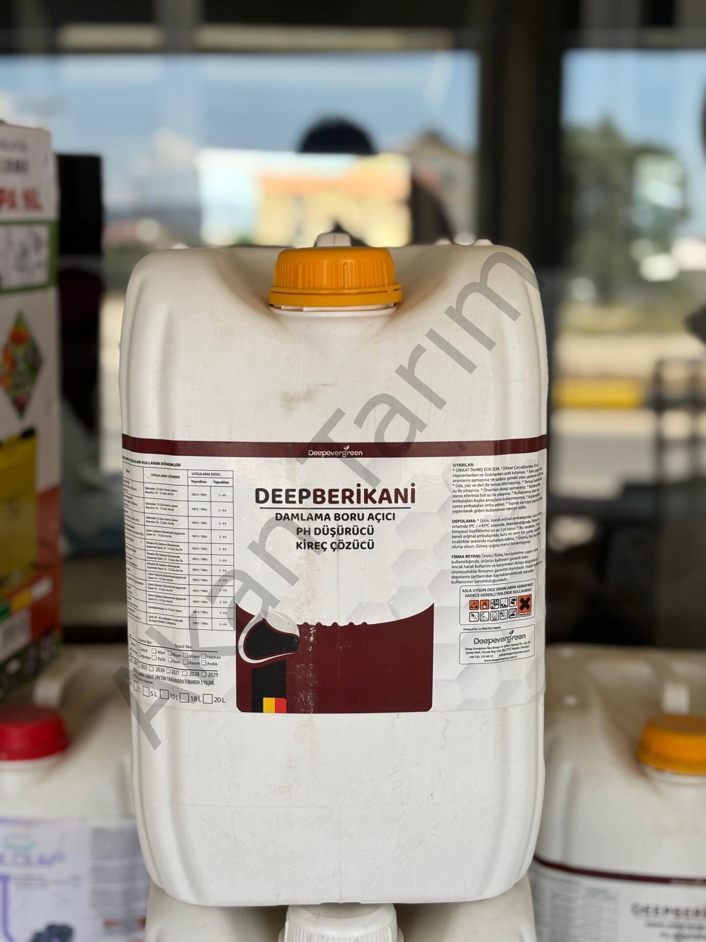 DeepBerikani Damlama Açıcı- pH Düşürücü ve Kireç Çözücü 20 Litre