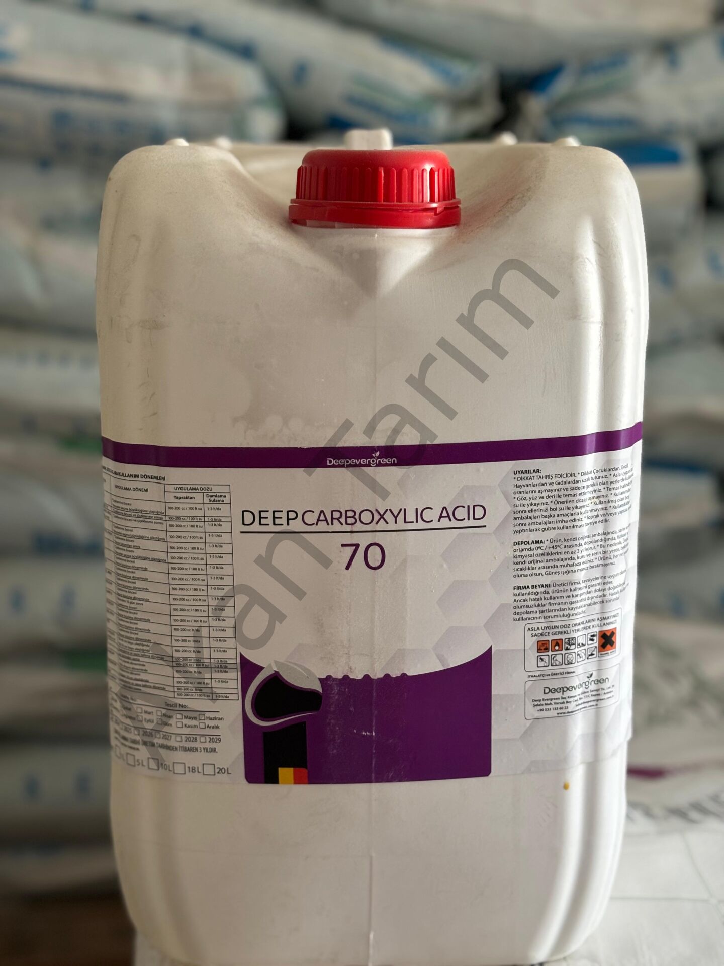 Deep Carboxcylic Acid 20L | Karboksilik Asitli Toprak Düzenleyici %70 20 Litre