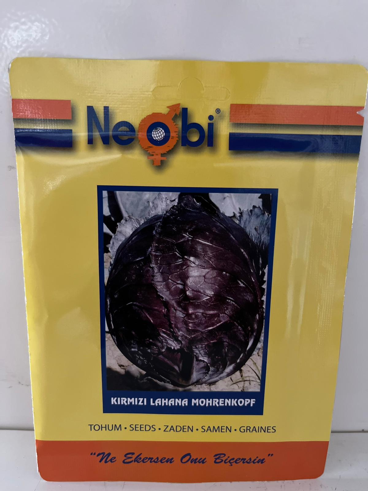 Kırmızı Lahana Mohrenkopf Tohumu 10 Gram