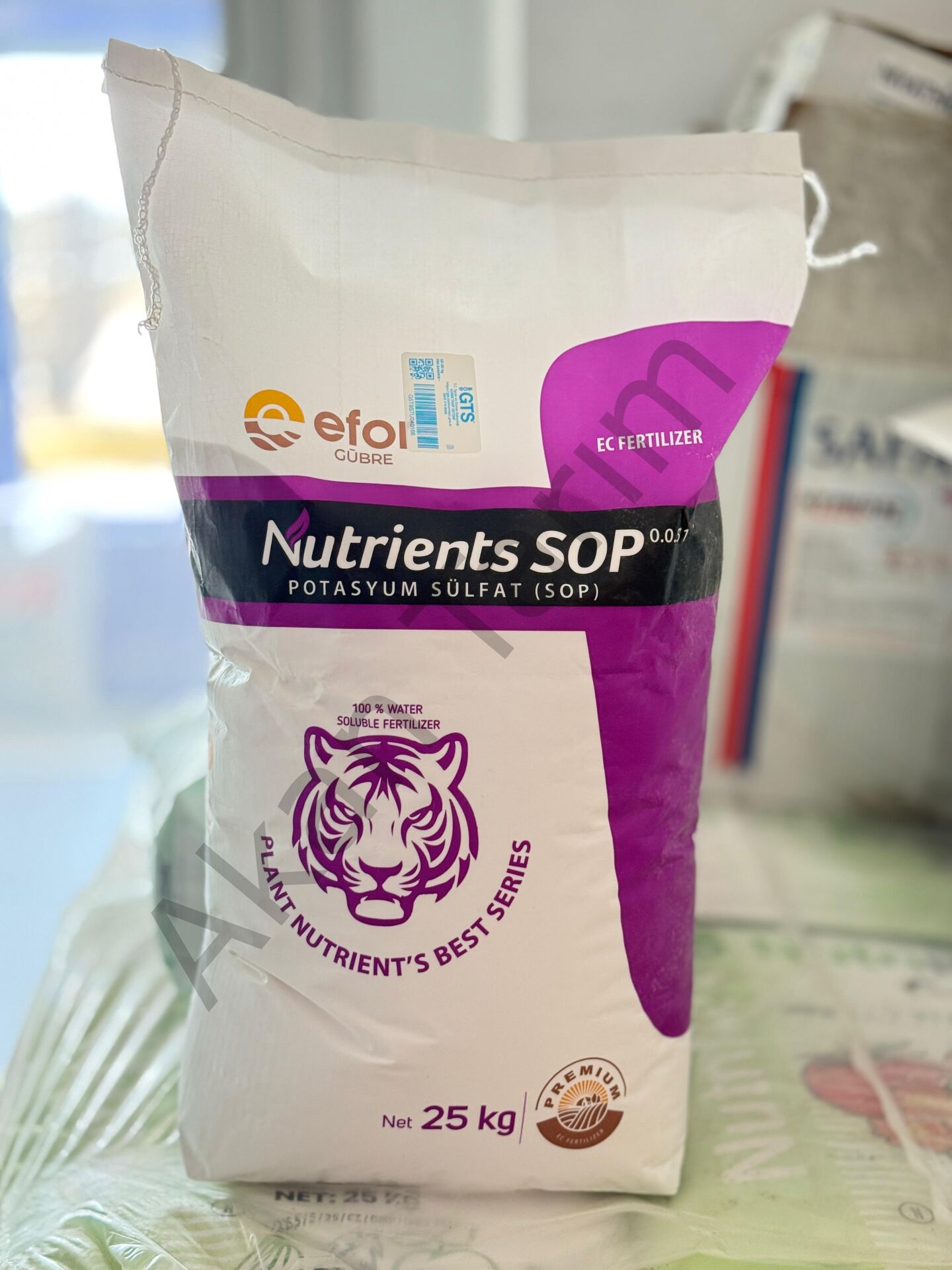 Efor Nutrients SOP 0-0-51 Potasyum Sülfat Gübre 25 Kg