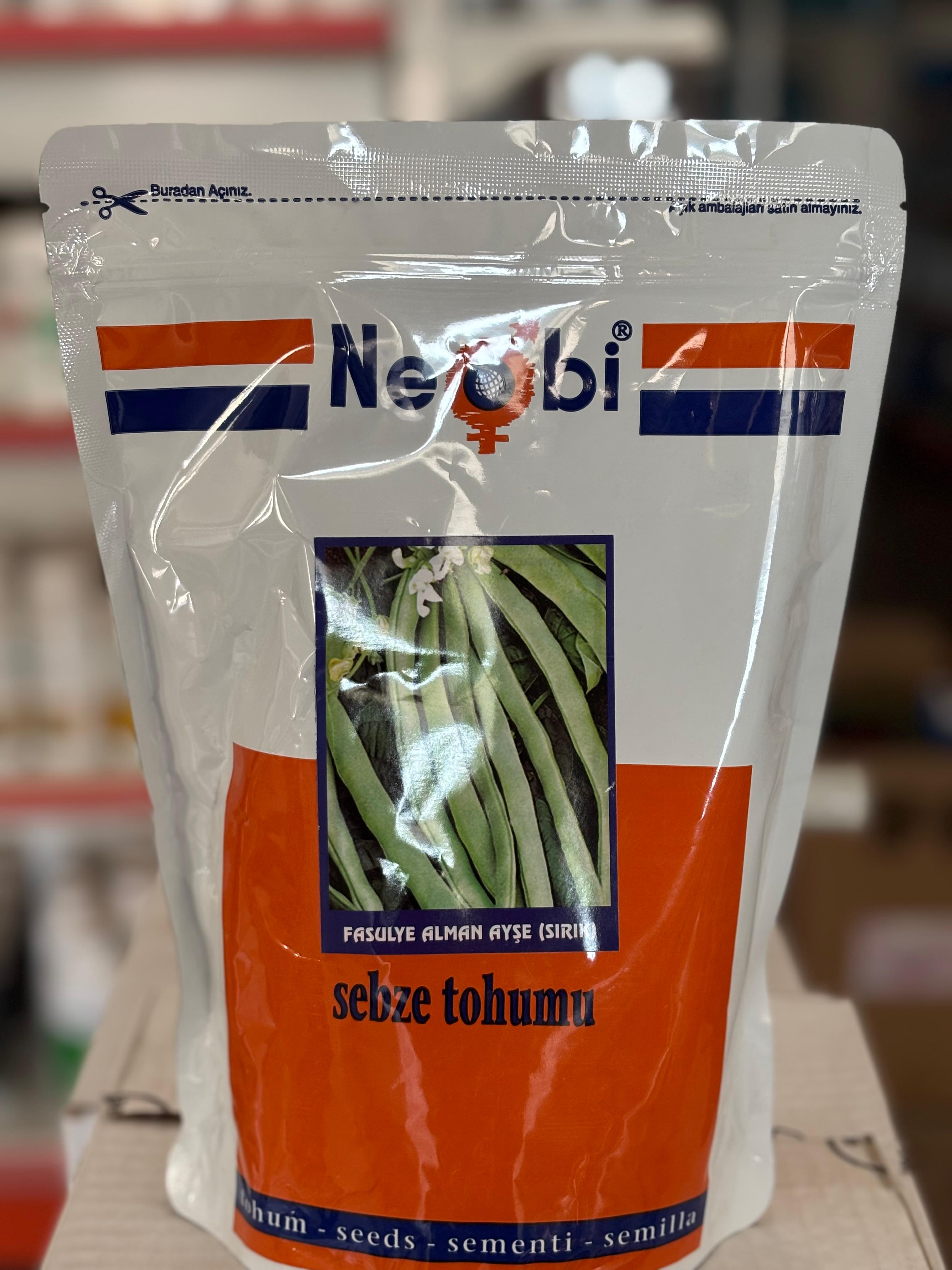 Neobi Fasulye Alman Ayşe Süper Kalite | Sırık | Tohumu 1 Kg