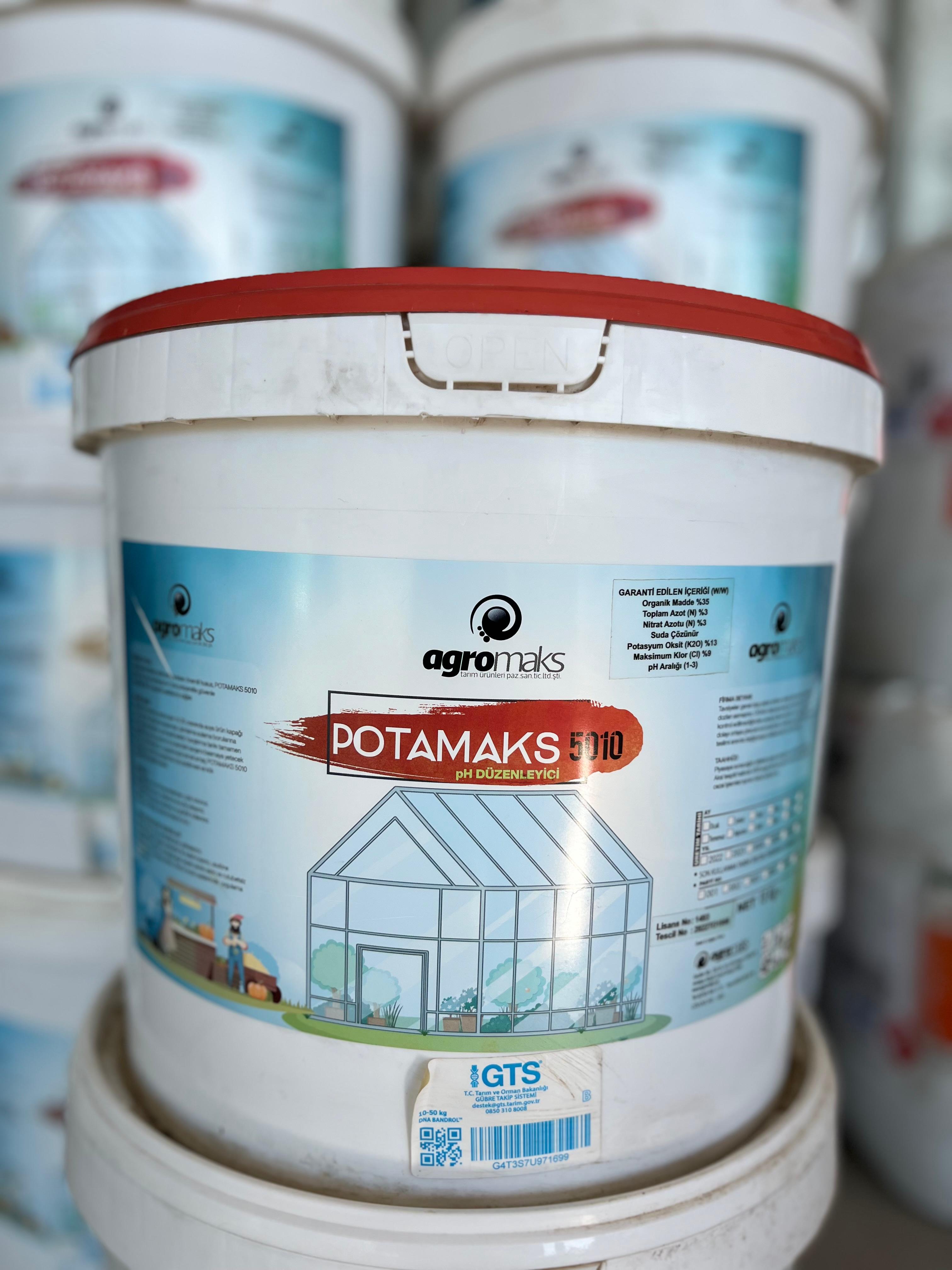 Potamaks 5010 Potasyum içerikli pH Düzenleyici Jel Gübre 15 Kg