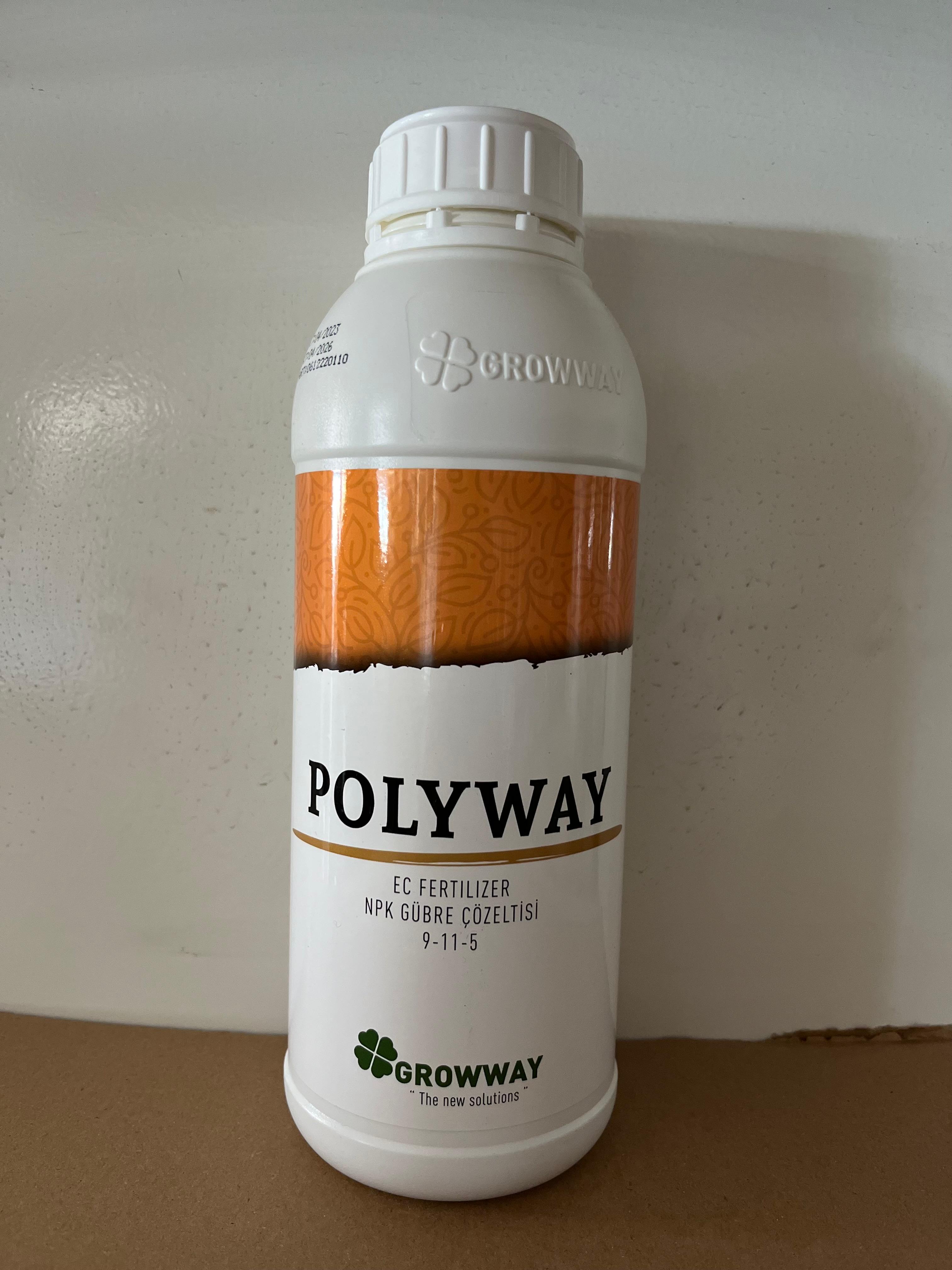 POLYWAY 9-11-5 NPK Sıvı Yaprak Gübresi 1 Lt