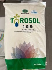 Torosol 0-40-40 Çiçeklendirici - Büyüme Baskılayıcı PK Gübresi 25 KG
