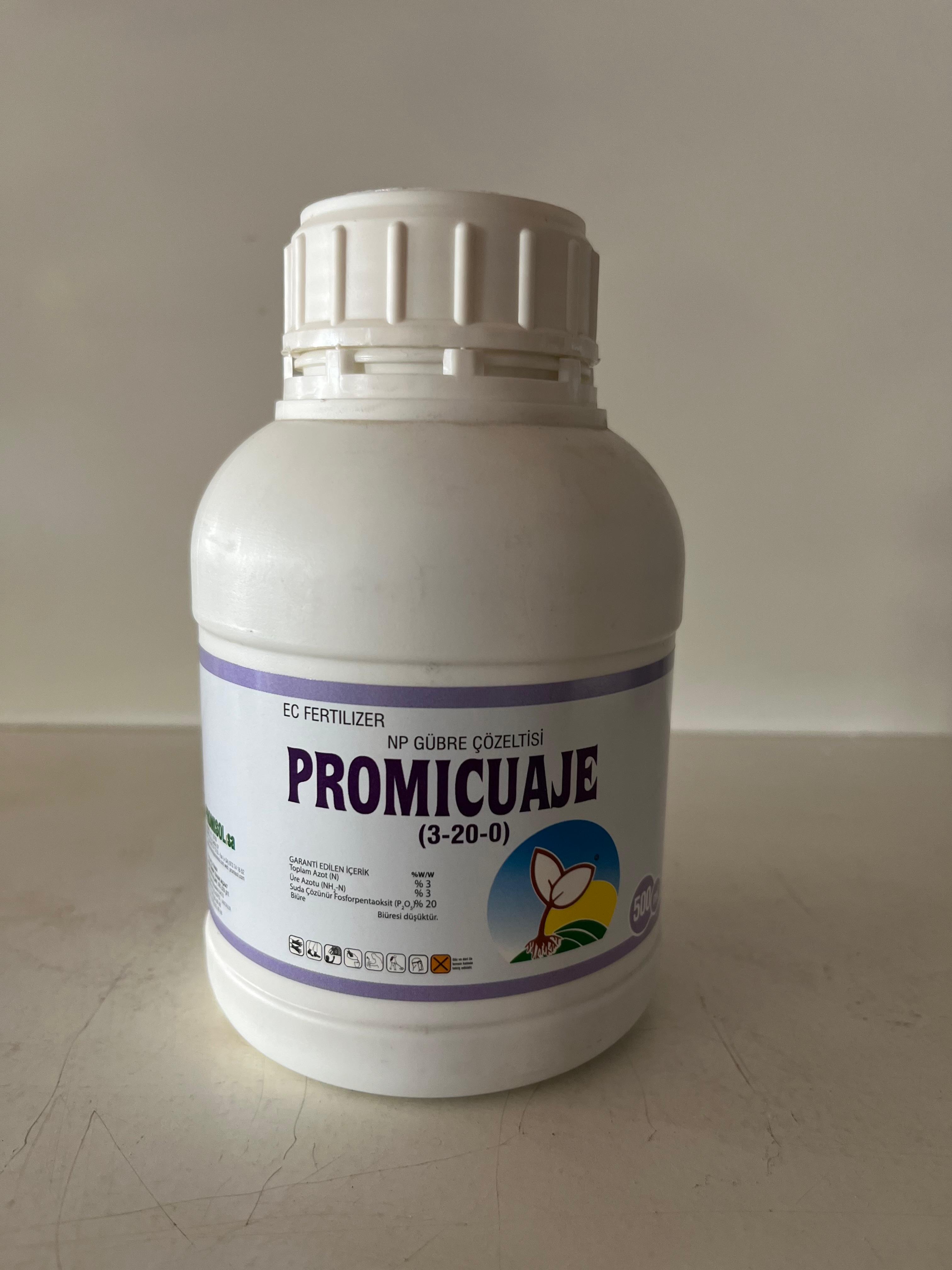 Promicuaje 3-20-0 Çiçeklendirici Yaprak Gübresi 500ml