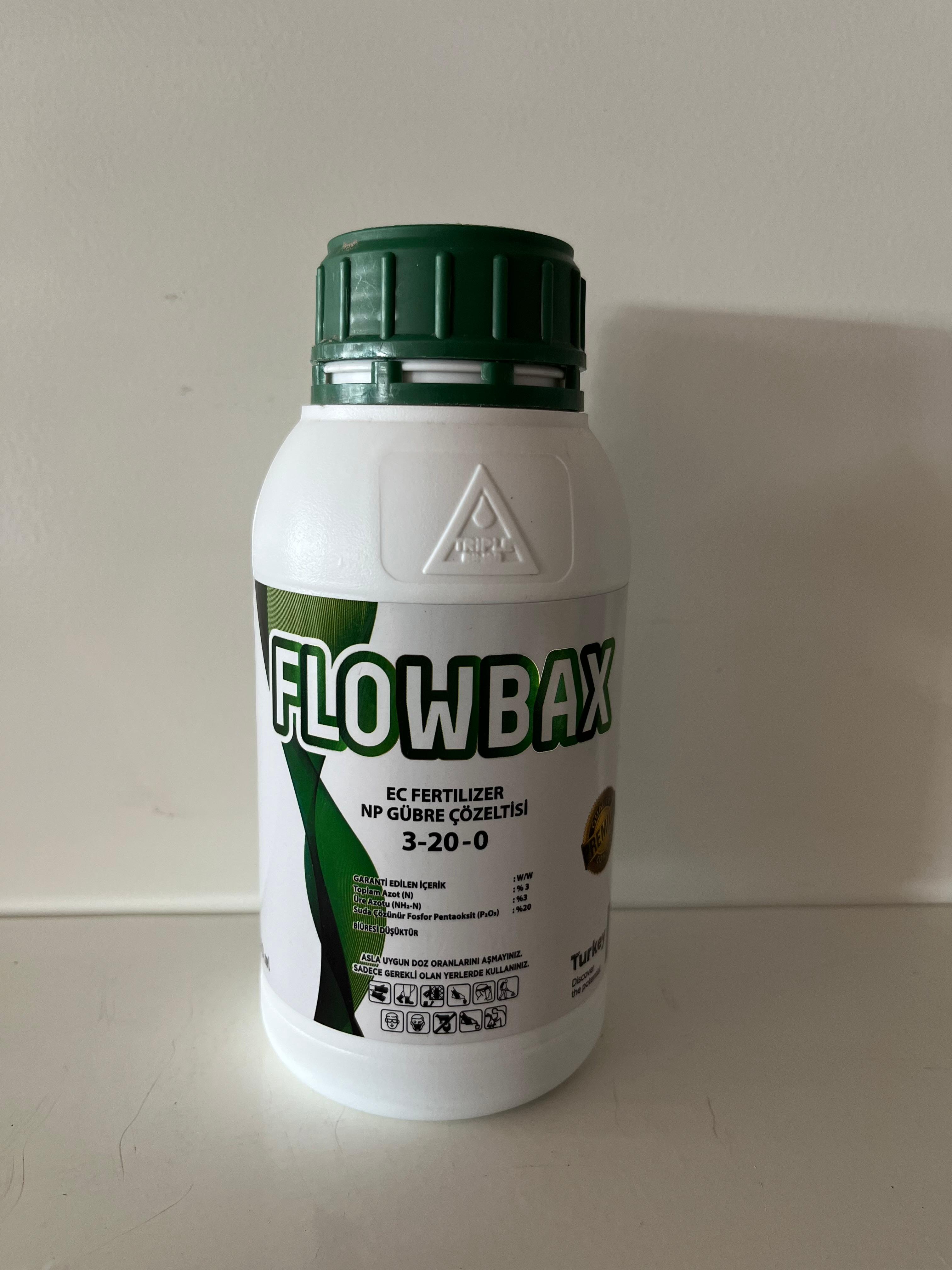 FlowBax 3-20-0 Çiçeklendirici Yaprak Gübresi 500 ml