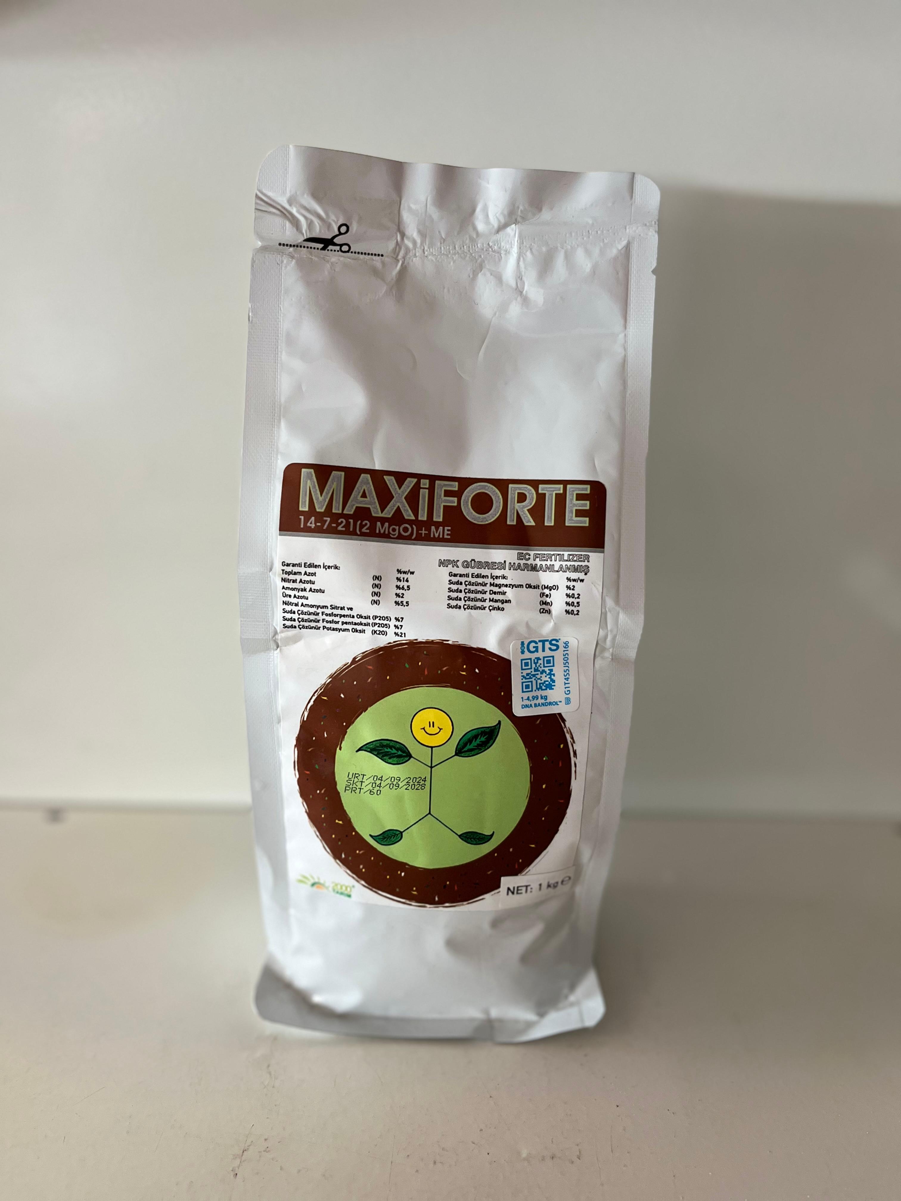 2000 Maxiforte 14-7-21 NPK Gübresi 1 KG