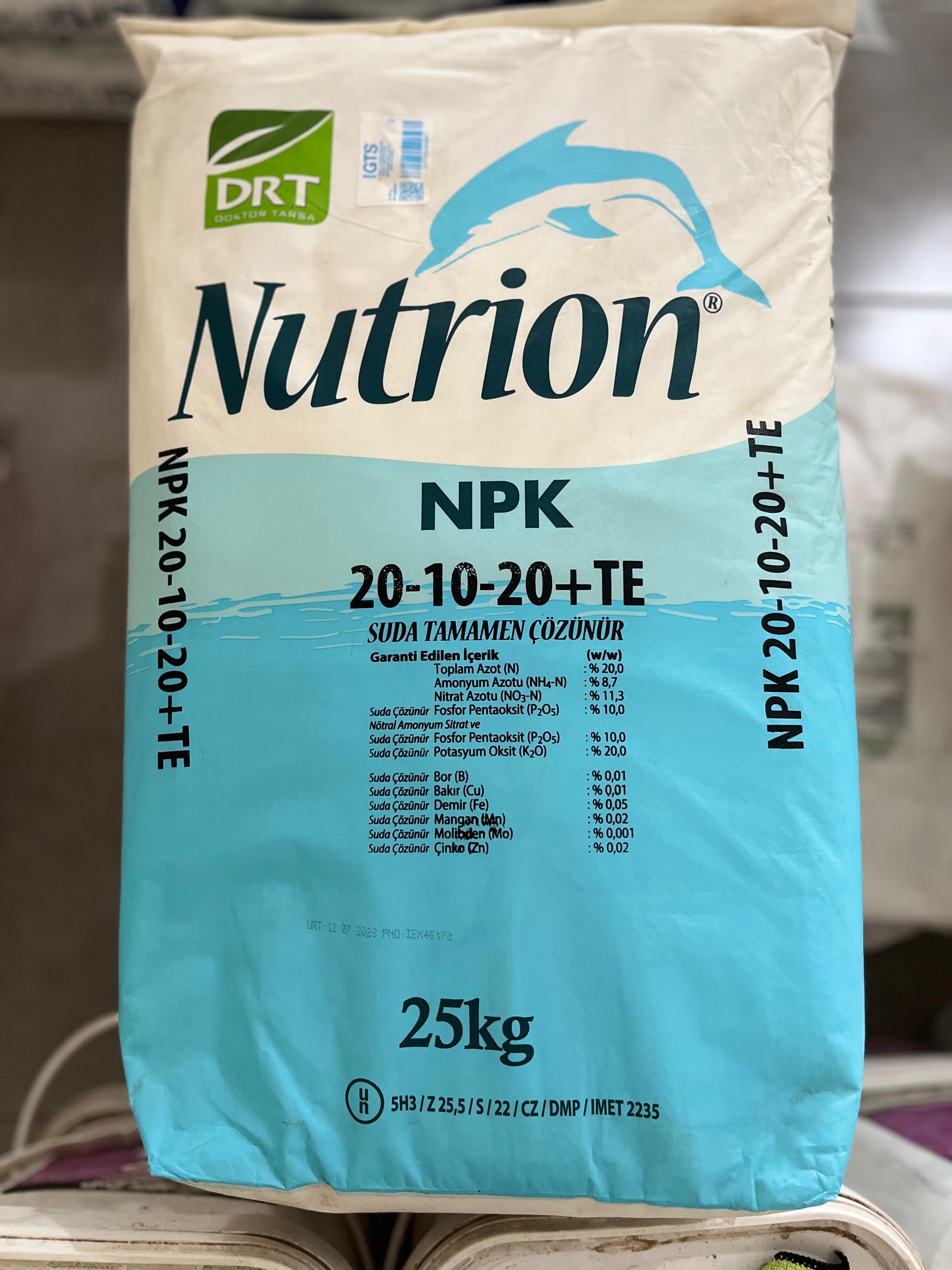 Doktor Tarsa Nutrion 20-10-20 NPK Gübresi 25 KG
