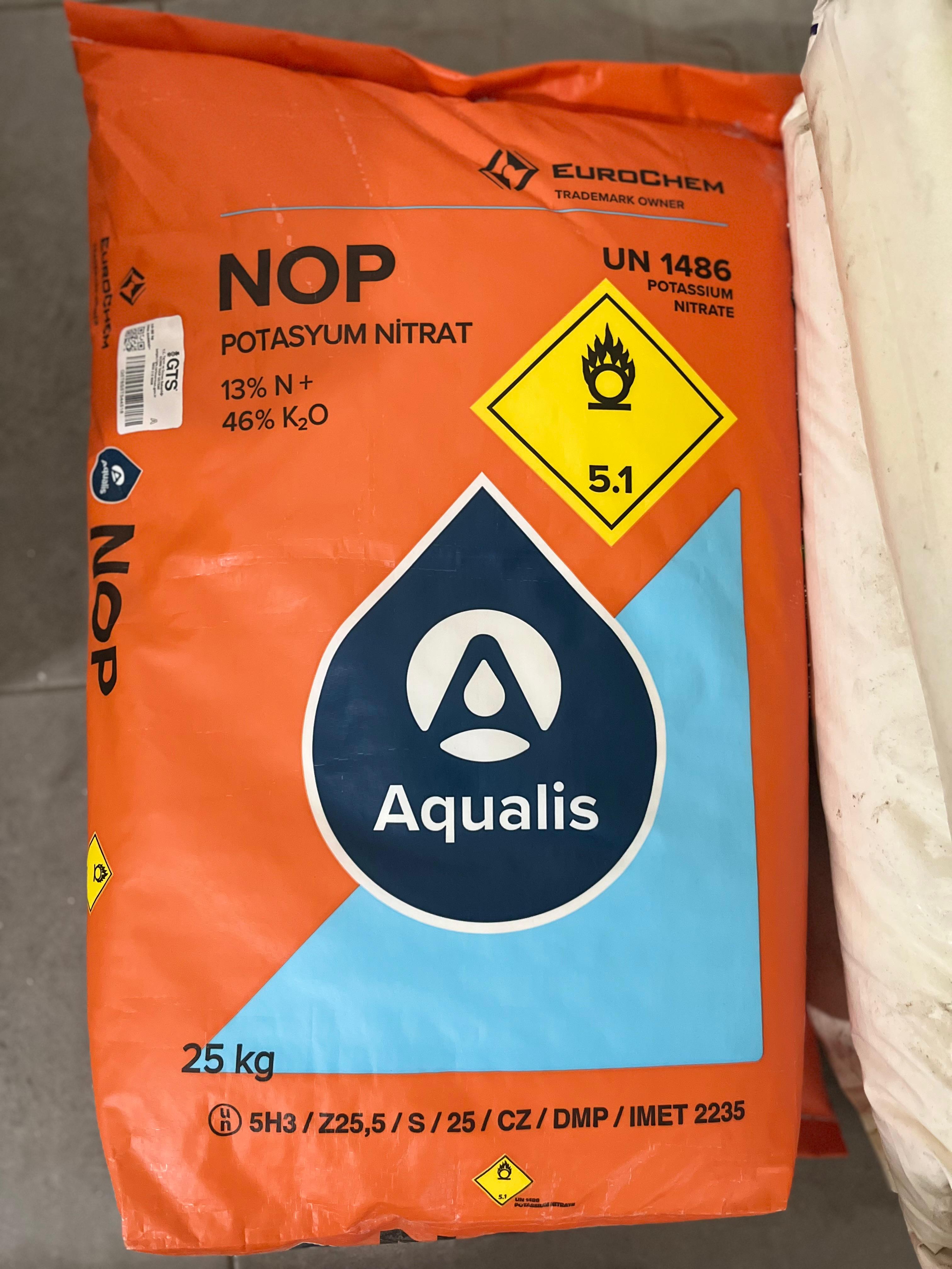 Eurochem Aqualis Potasyum Nitrat Gübre 25 KG