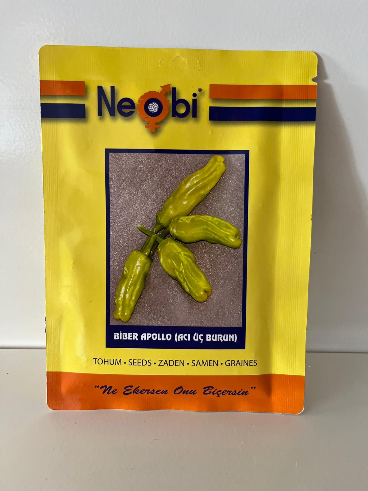 Neobi Biber Apollo Acı Üç Burun Tohumu 10 Gram