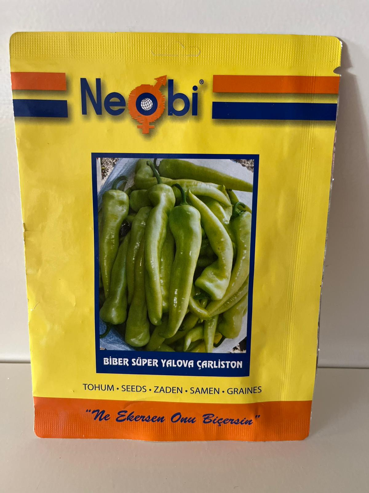 Biber Süper Yalova Çarliston Tohumu 10 Gram