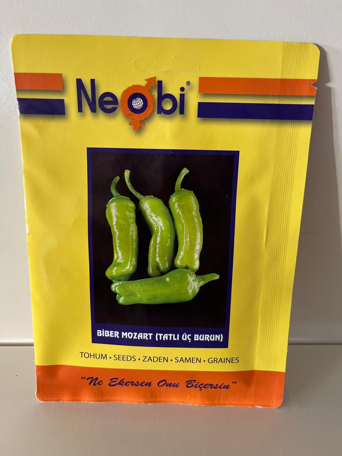 Biber Mozart Tatlı Üç Burun Tohumu 10 Gram