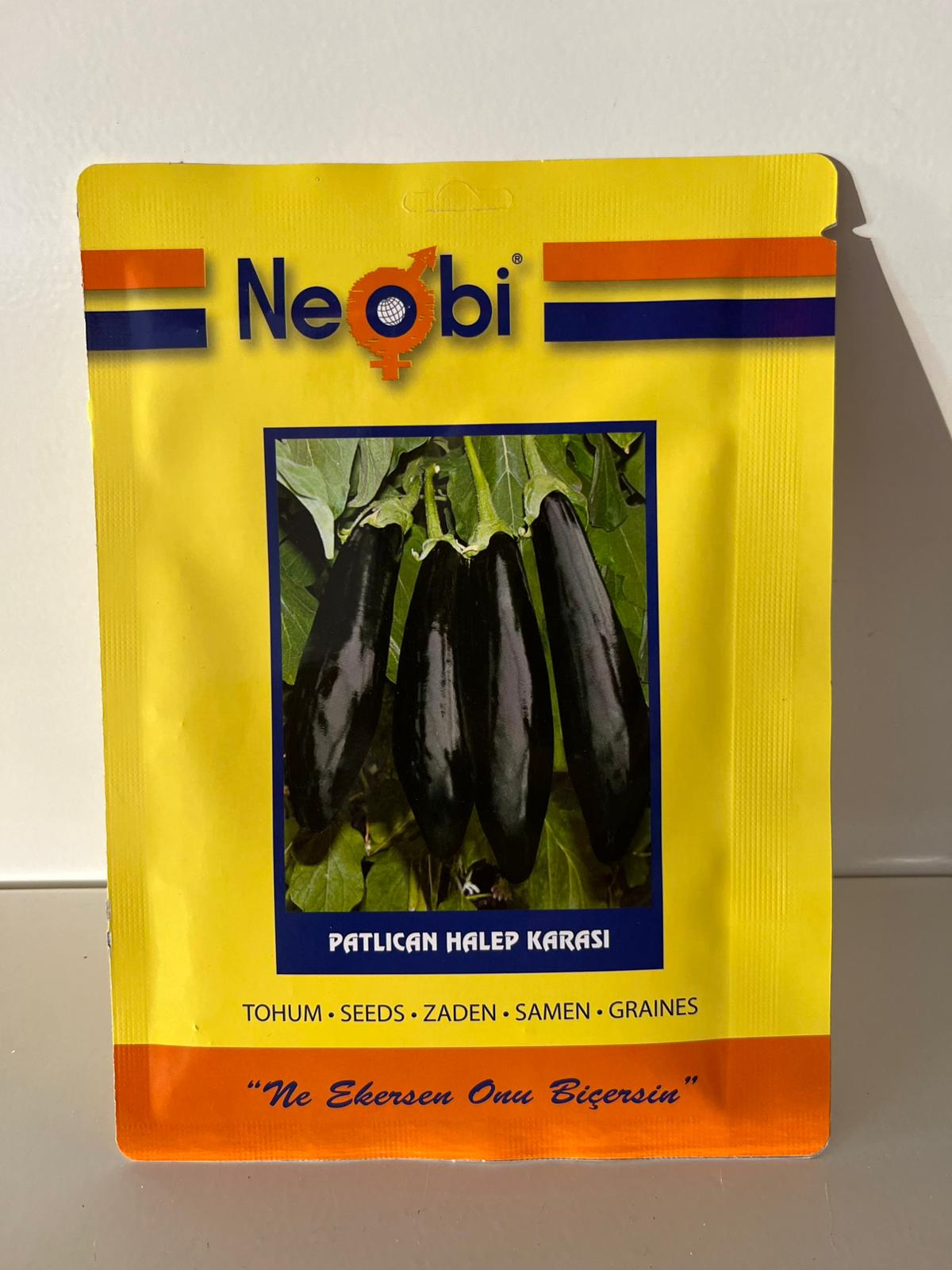 Patlıcan Halep Karası Tohumu 10 Gram