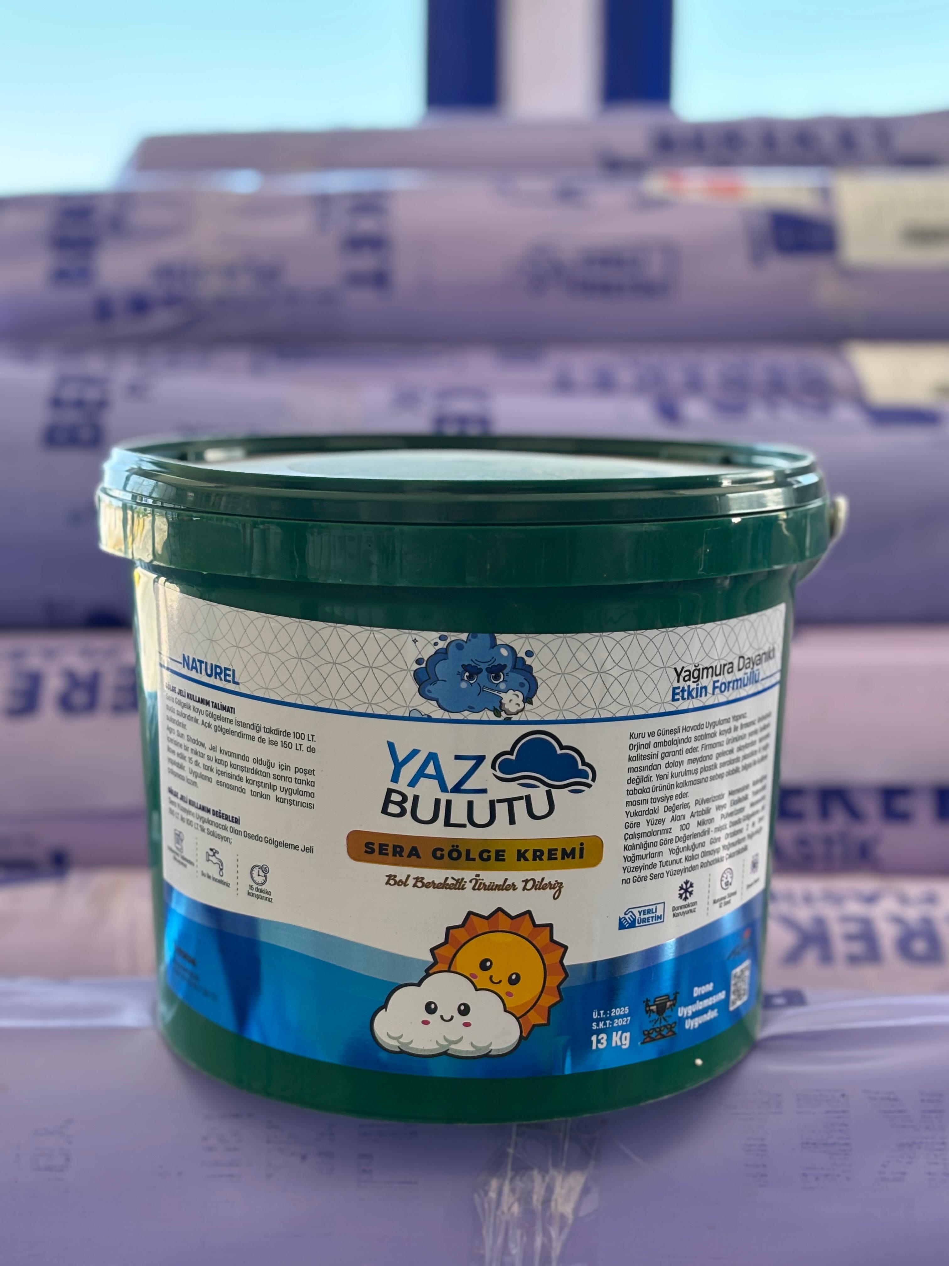 Yaz Bulutu Sera Gölge Jeli - Kremi |Yağmura Dayanıklı| 13 Kg