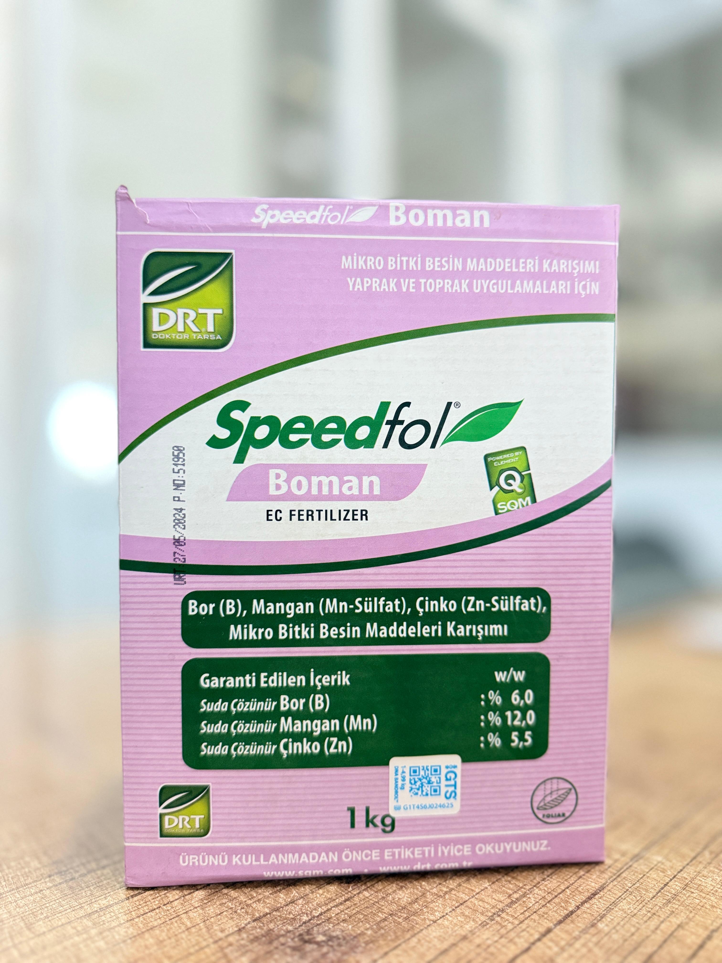 DRT Speedfol Boman Bor - Mangan ve Çinko içerikli Mikro Besin Maddeleri Karışımı 1 Kg