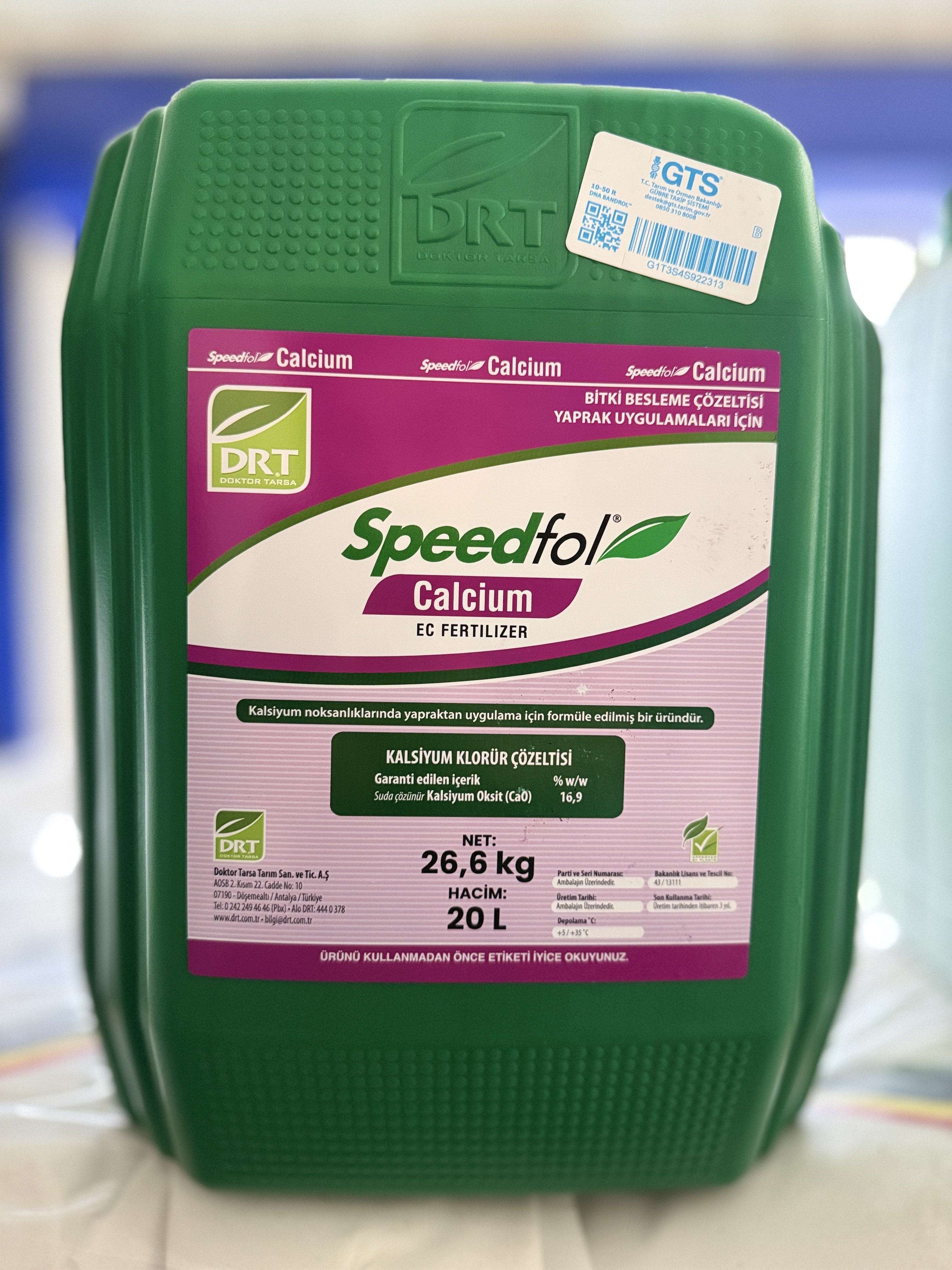 Doktor Tarsa Speedfol Calcium Sıvı Kalsiyum 20 Litre Gübre