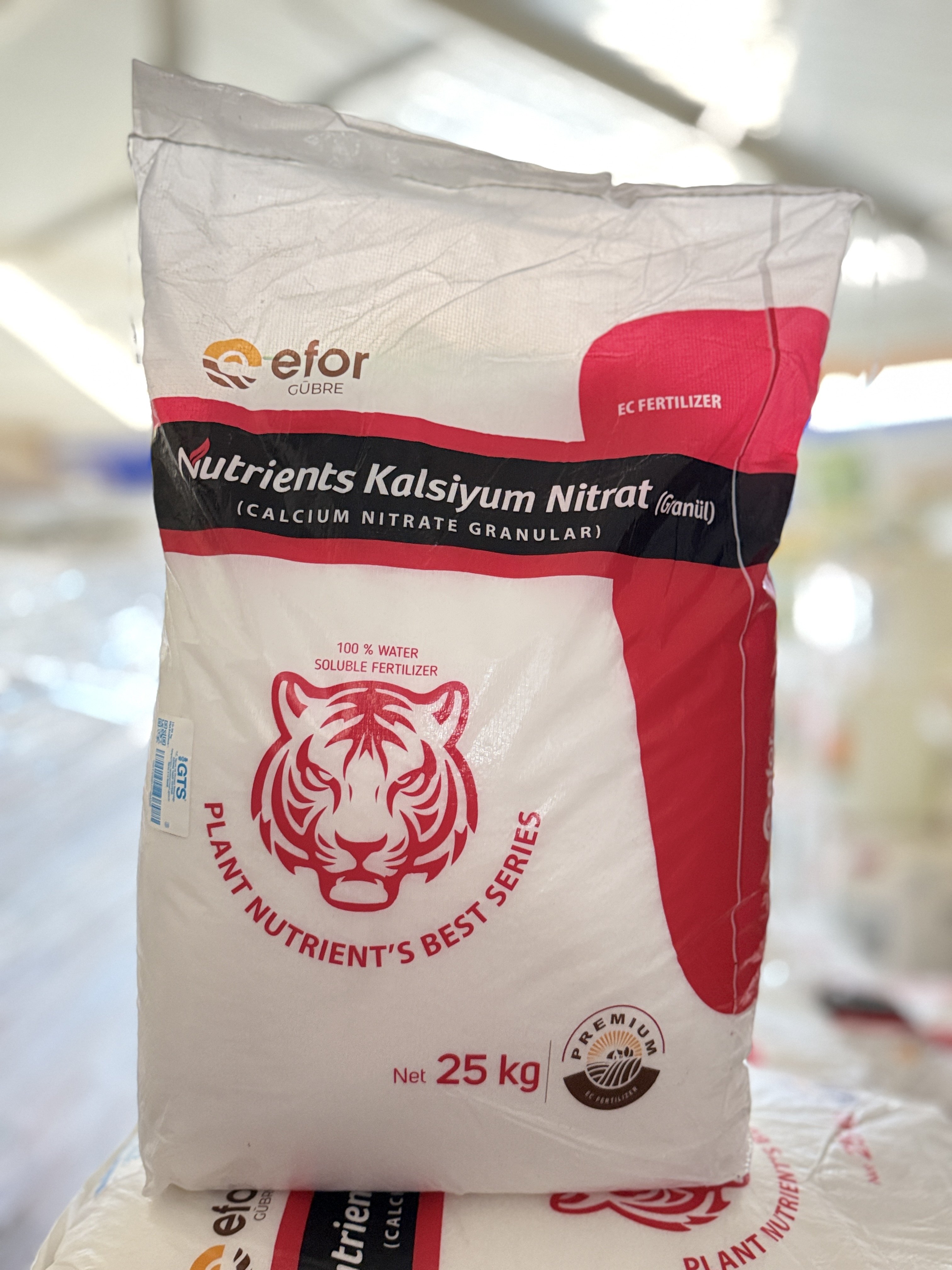 Efor Nutrients Kalsiyum Nitrat Granül Gübre 25 KG