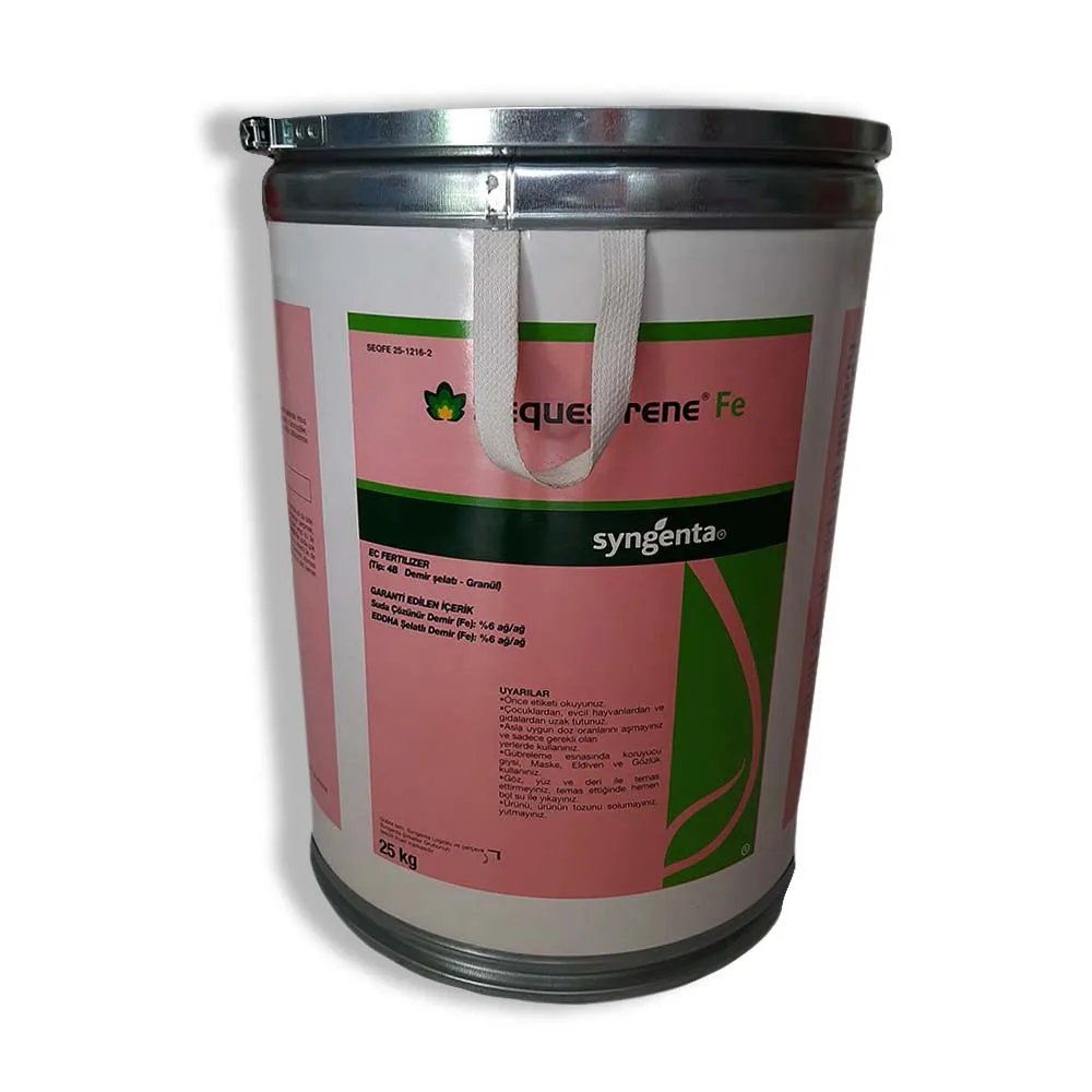 Syngenta Sequestrene Fe %6 EDDHA Şelatlı Demir Gübre 25 KG