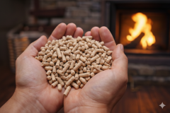 Üst Kalite %100 Organik Çam Peleti 6mm | Pelet Sobası Yakıtı | Yüksek Yanma Gücü 40 LT - 20 KG