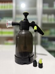 2 Litre UV Katkılı Basınçlı İlaçlama ve Köpük Pompası – Bahçe, Oto Yıkama ve Dezenfektan Siyah 2 Litre