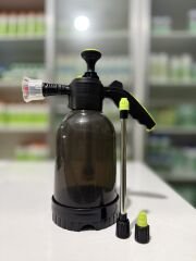 2 Litre UV Katkılı Basınçlı İlaçlama ve Köpük Pompası – Bahçe, Oto Yıkama ve Dezenfektan Siyah 2 Litre