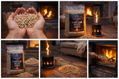 Üst Kalite %100 Organik Çam Peleti 6mm | Pelet Sobası Yakıtı | Yüksek Yanma Gücü 20 LT - 10 KG