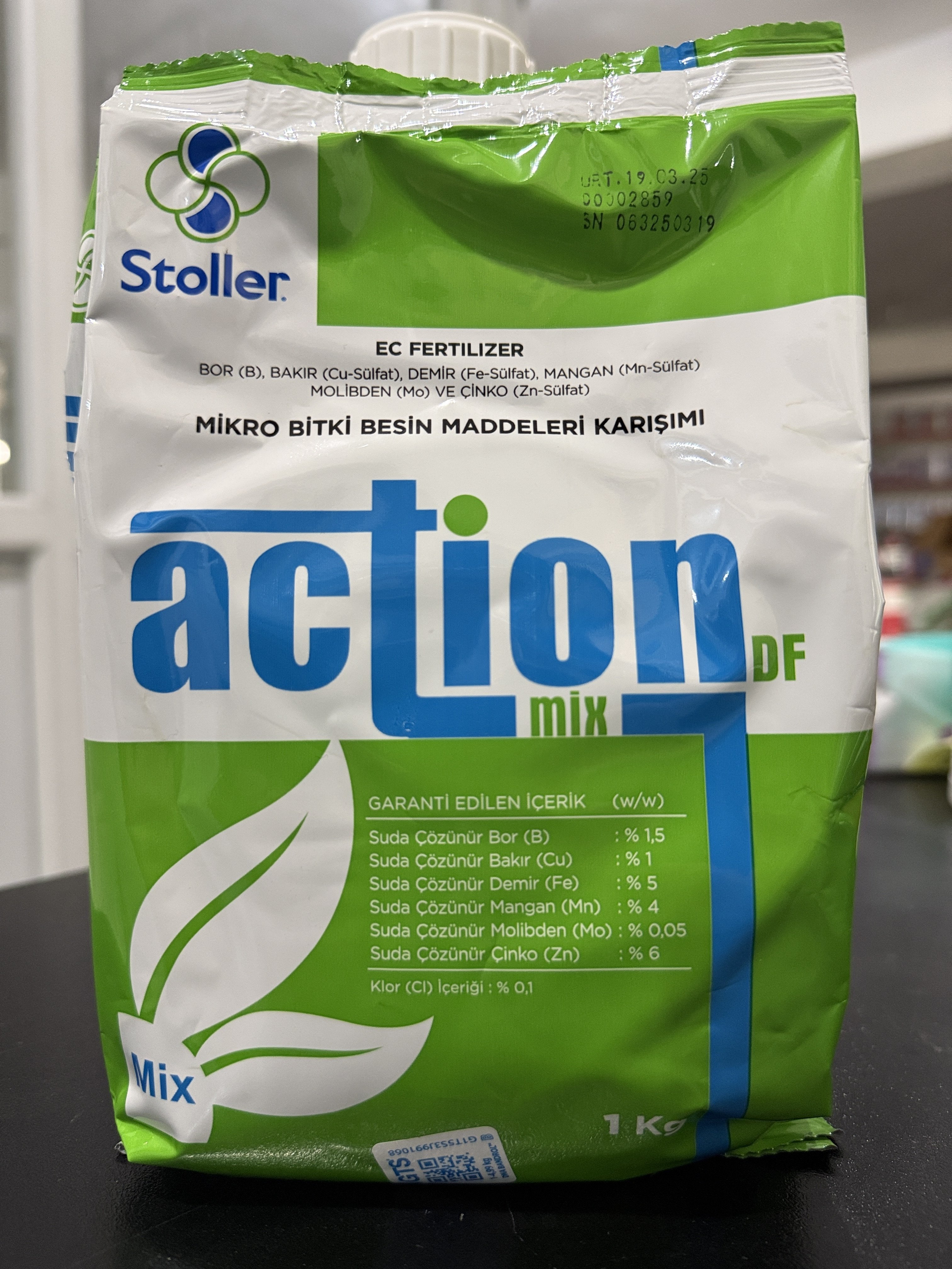 Stoller Action DF Mix Combi Mikro Element Gübresi – Bitki Besleme Karışımı | 1 KG