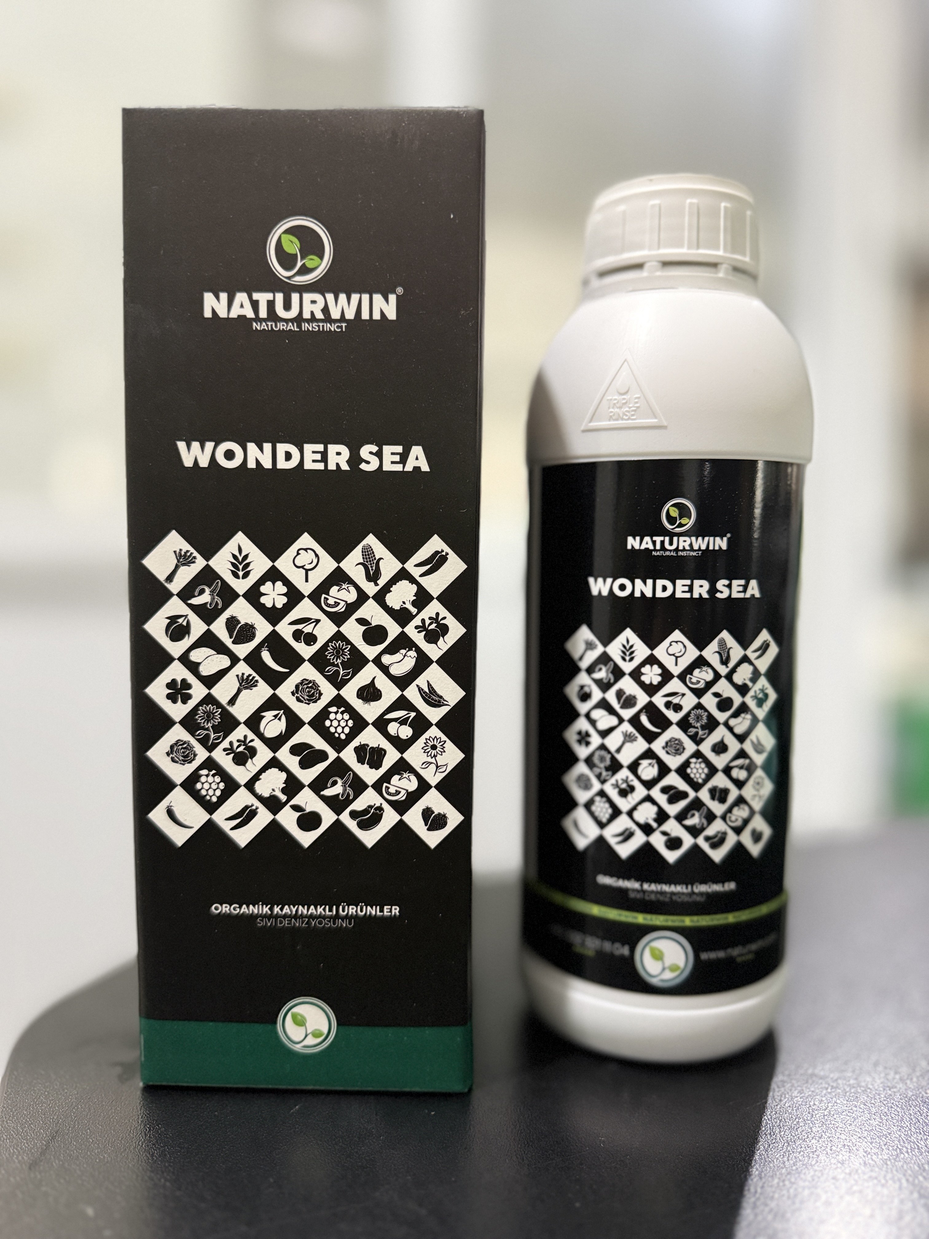 Naturwin Wonder Sea Organik Sıvı Deniz Yosunu Gübre – Bitki Gelişim Destekleyici | 1 Litre
