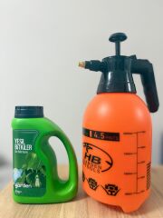 Akan Tarım Yeşil Bitkiler Bakım Seti | Naturwin Garden Yeşil Bitkiler Sıvı Bitki Besini + 2 Lt Sprey