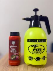 Akan Tarım Çiçekli Bitkiler Bakım Seti | Naturwin Çiçekli Bitkiler Sıvı Bitki Besini + 2 Lt Sprey