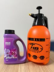 Akan Tarım Orkide Bitki Bakım Seti | Naturwin Orkide Sıvı Bitki Besini + 2 Lt Sprey