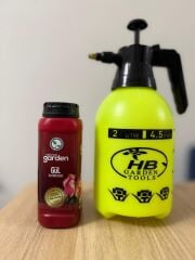 Akan Tarım Gül Bitki Bakım Seti | Naturwin Gül Sıvı Bitki Besini + 2 Lt Sprey
