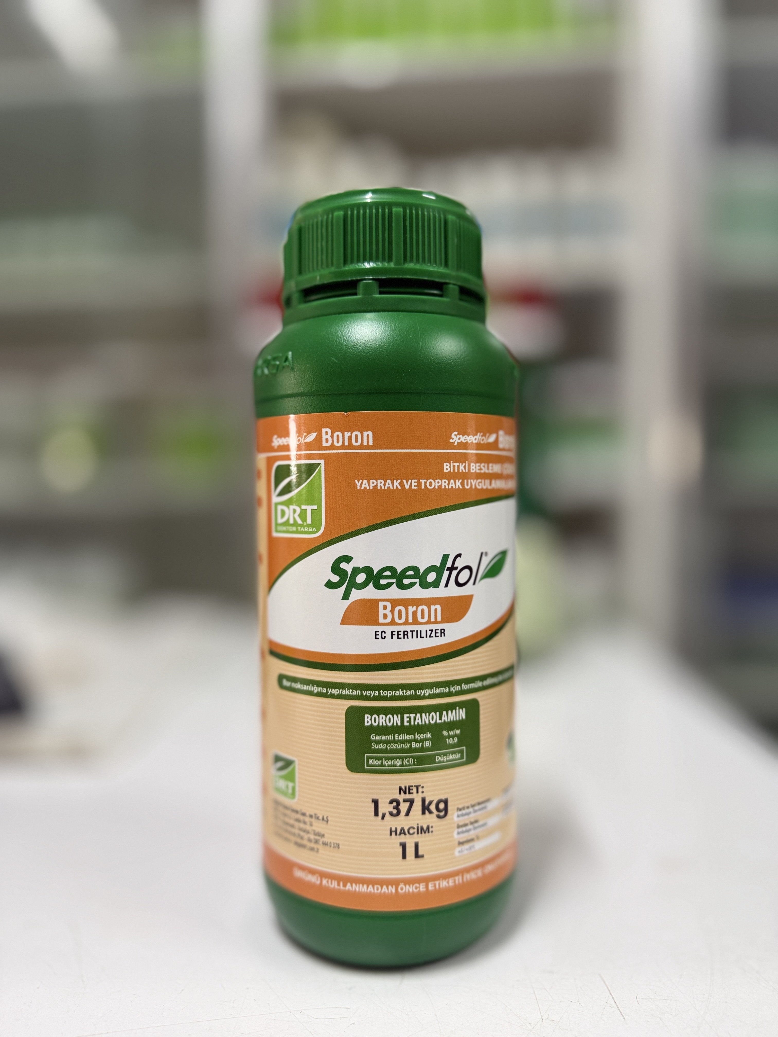 Speedfol Boron Bor İçerikli Sıvı Gübre – Çiçek ve Meyve Tutumu Destekleyici | 1 Litre