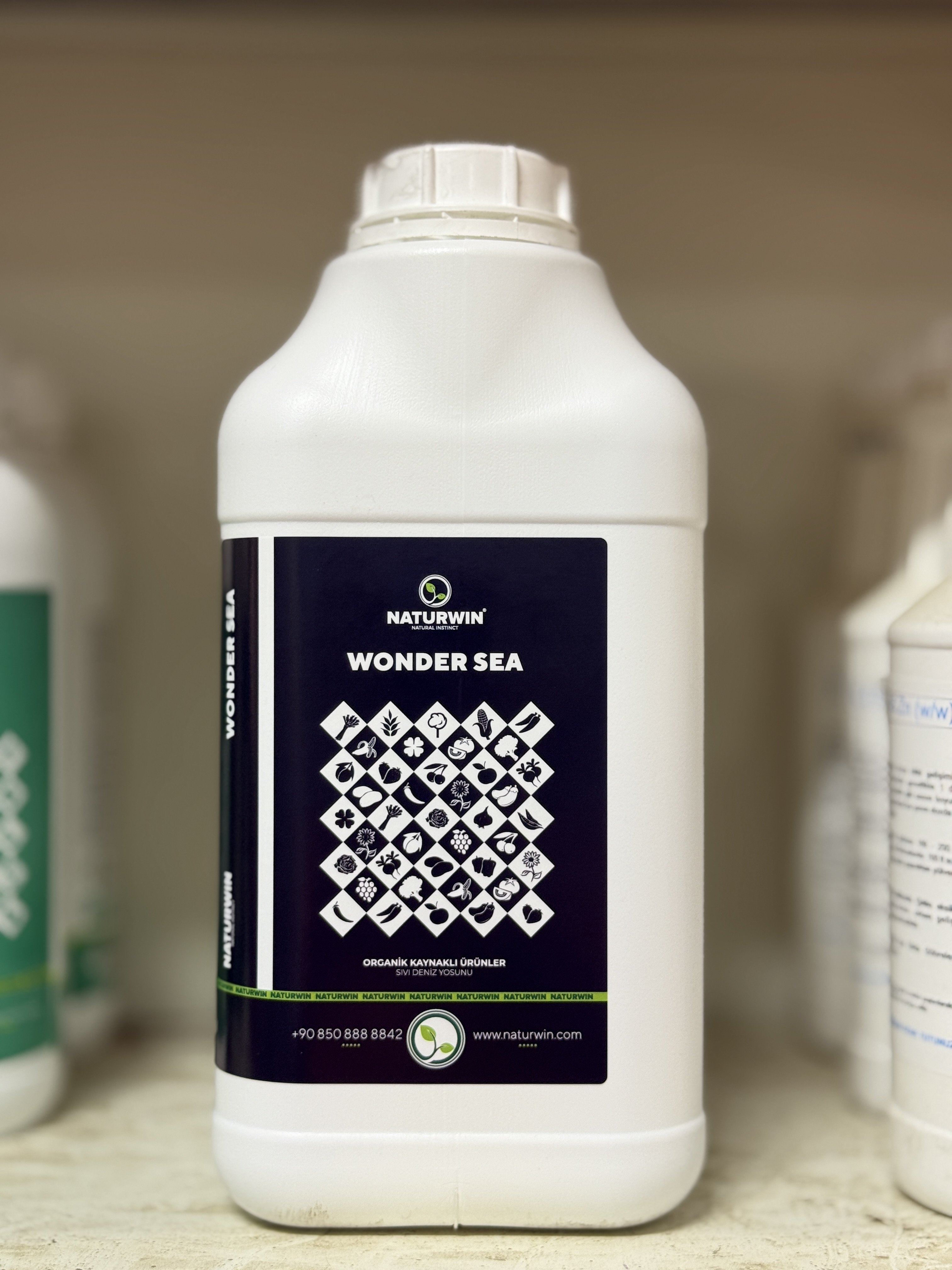 Naturwin Wonder Sea Organik Sıvı Deniz Yosunu Gübre – Bitki Gelişim Destekleyici | 5 Litre