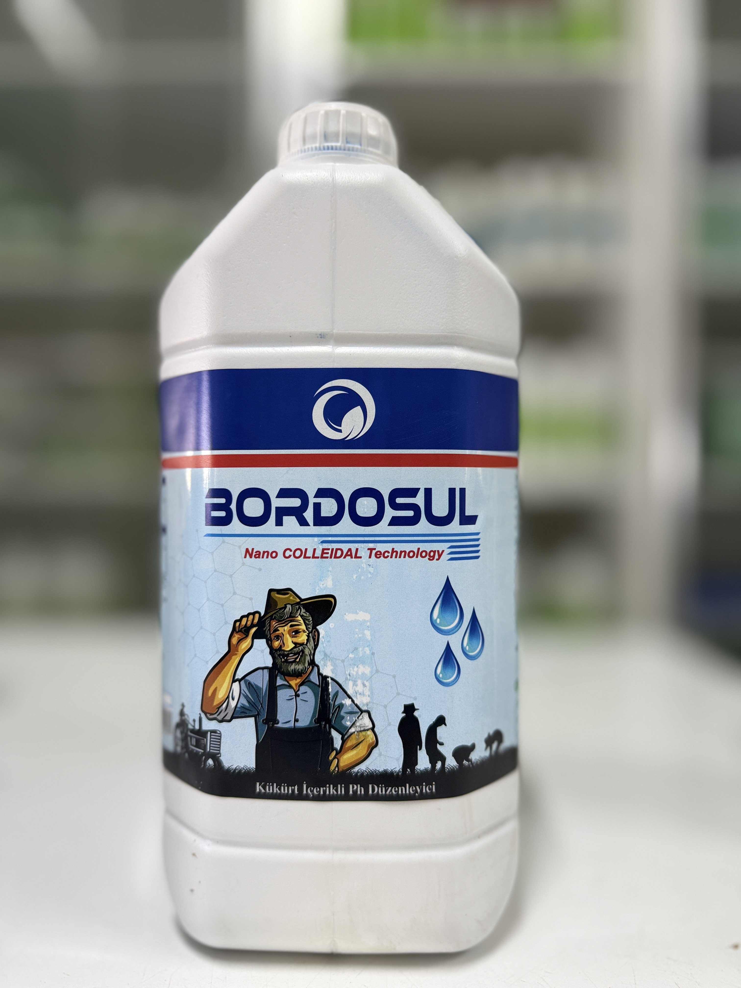 Orgüb Bordosul Sıvı Bordo Kükürt İçerikli pH Düzenleyici Gübre – 5 Litre