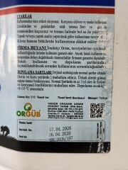 Orgüb Bordosul Sıvı Bordo Kükürt İçerikli pH Düzenleyici Gübre – 5 Litre